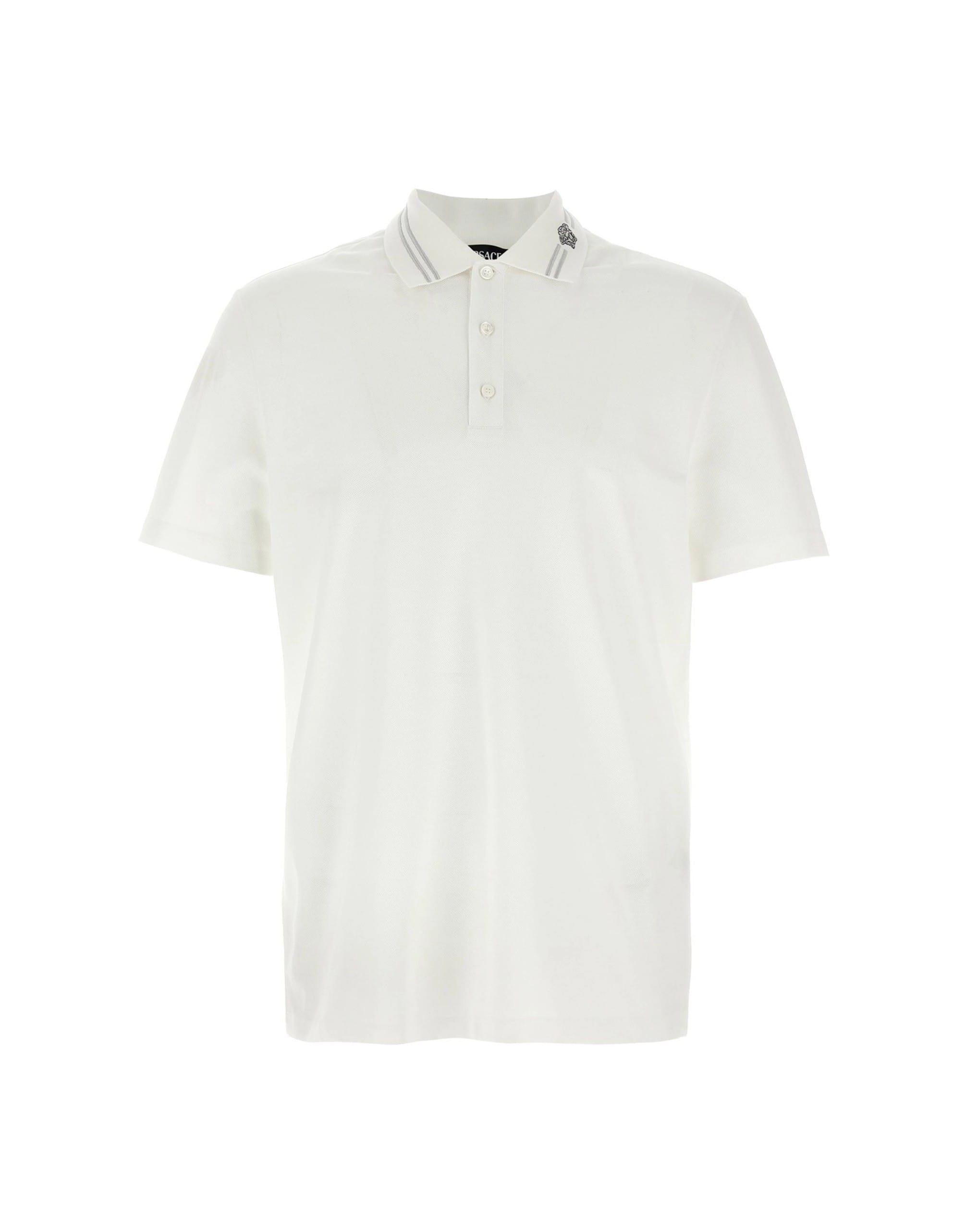 Versace Versace Medusa Embroidery Polo Shirt