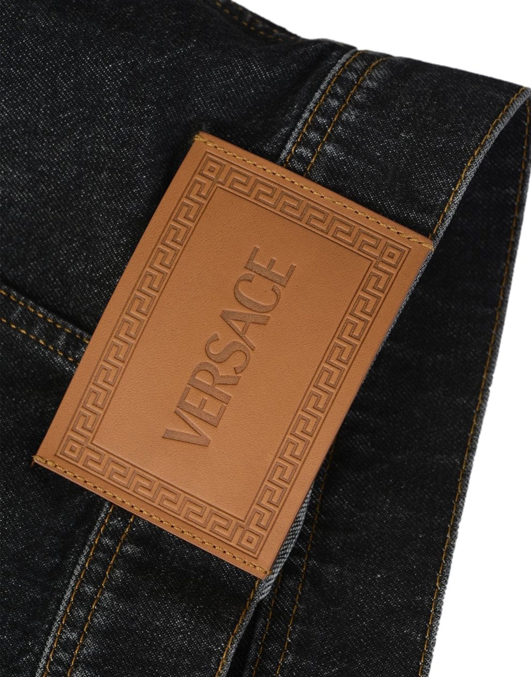 Versace Medusa Motif Denim Jacket