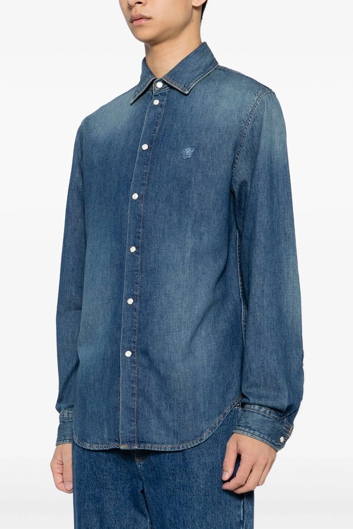 Versace Versace Medusa Patch Shirt