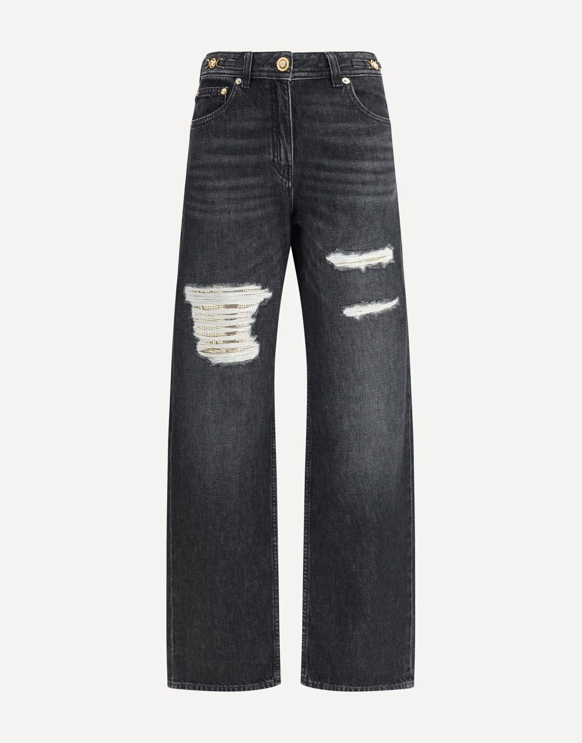 Versace Metal Mesh Jeans