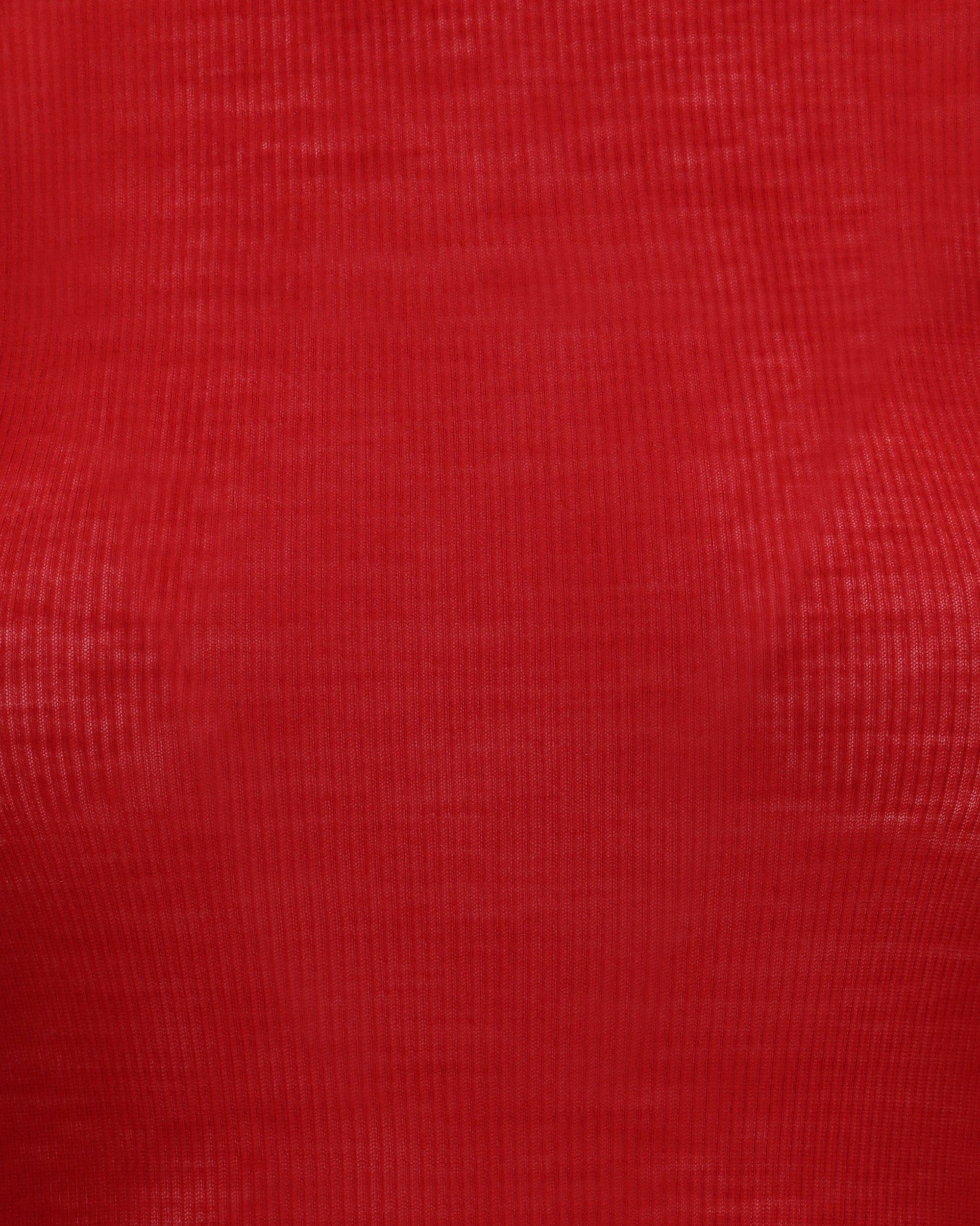 Versace Versace Ribbed Knit T-Shirt