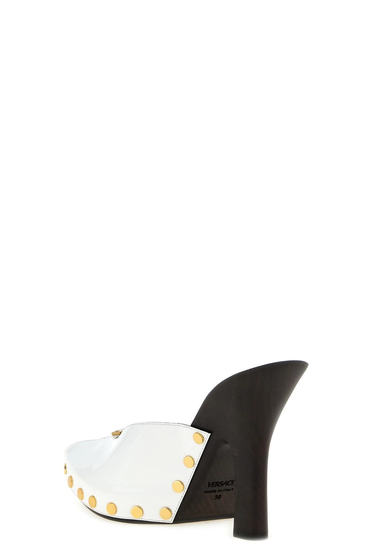 Versace Versace Sassi Patent Leather Clogs