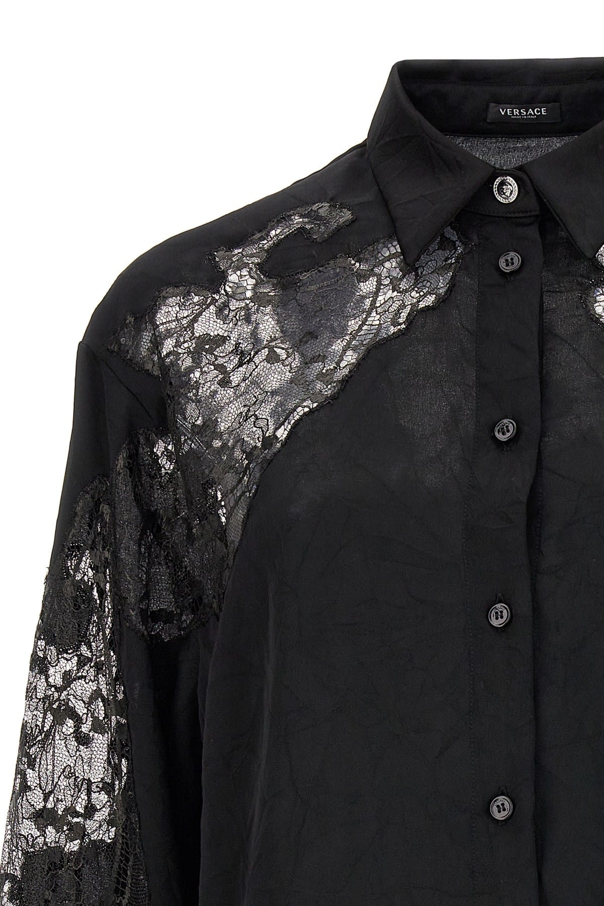 Versace Versace Satin Lace Shirt