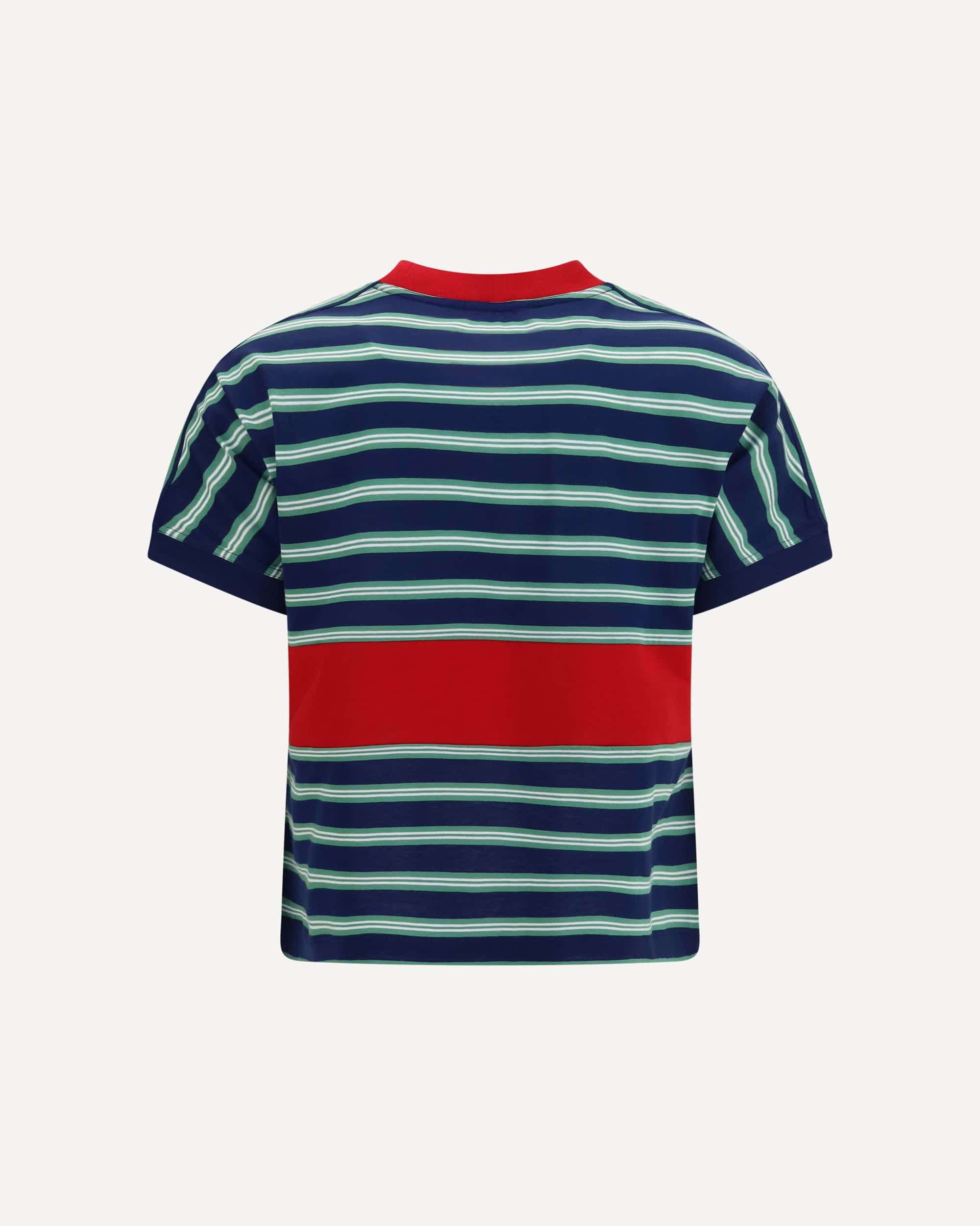 Versace Striped Cotton T-Shirt - alternate view