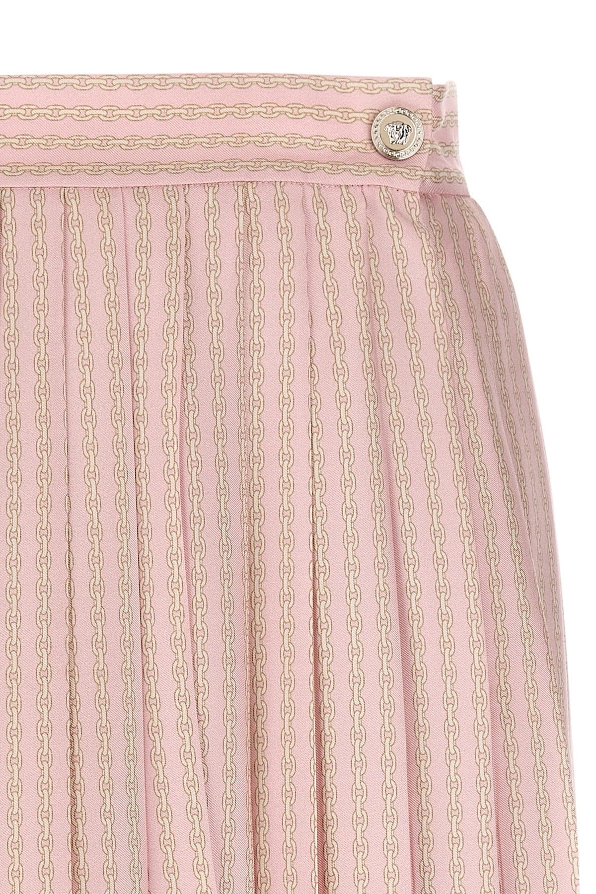 Versace Versace Treasure Foulard Print Mini Skirt