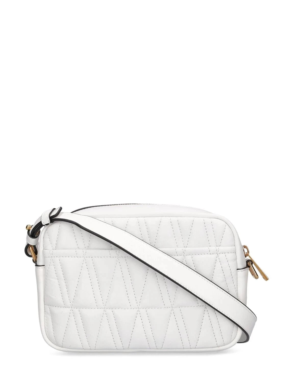 Versace Virtus Quilted Leather Crossbody Bag