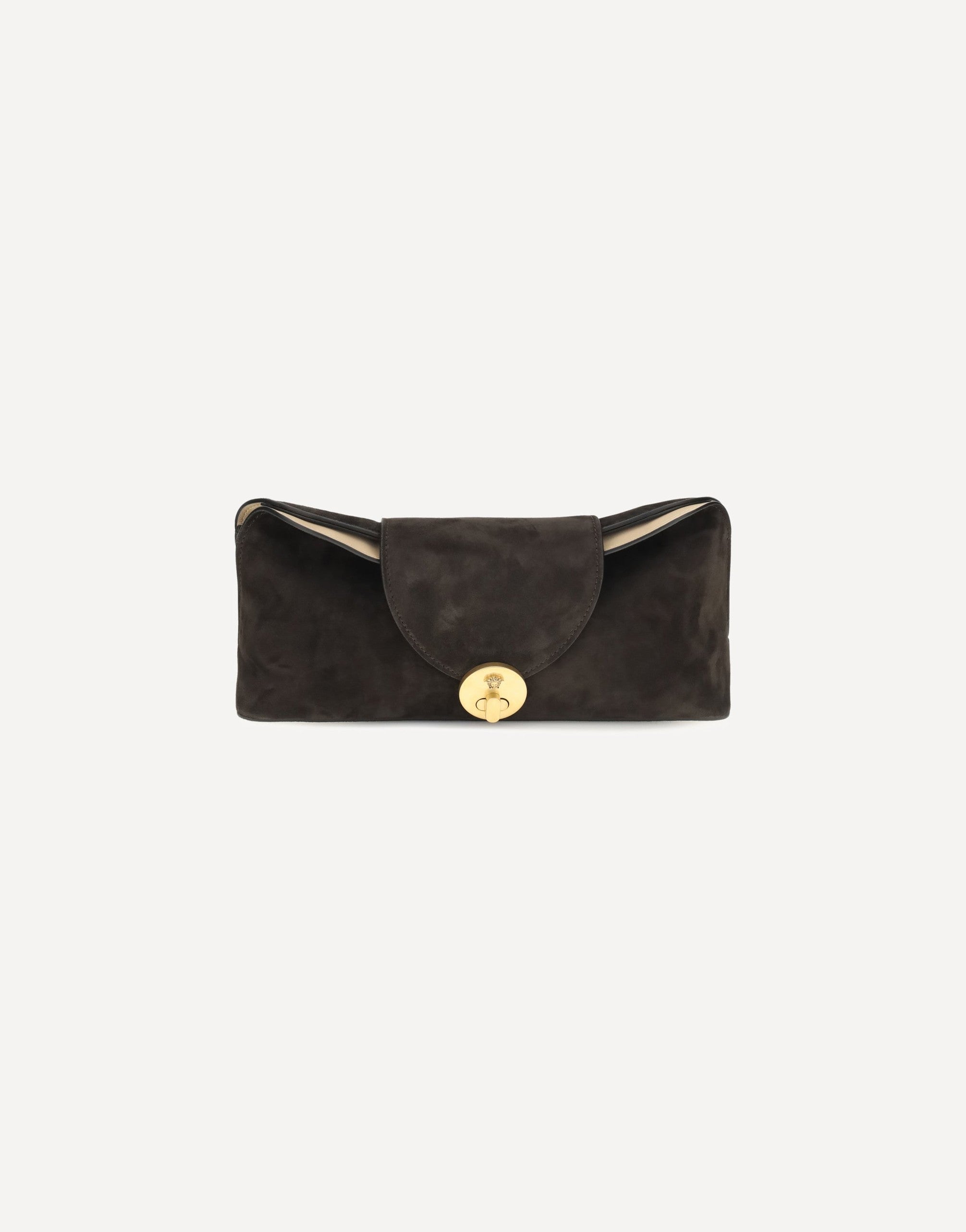 Versace Vivian suède pouch