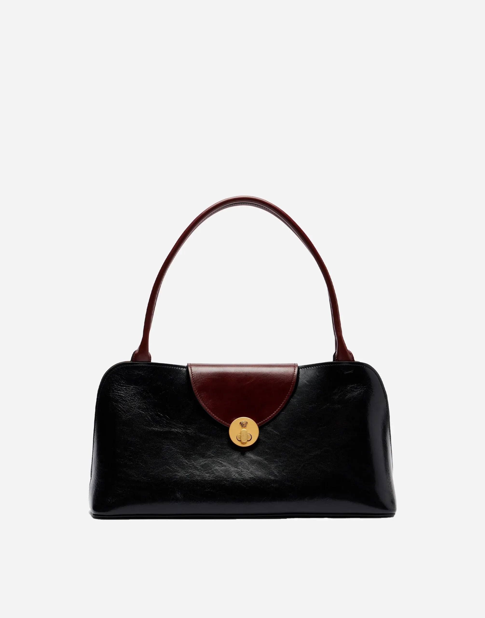 Versace Vivienne Medium Leather Shoulder Bag