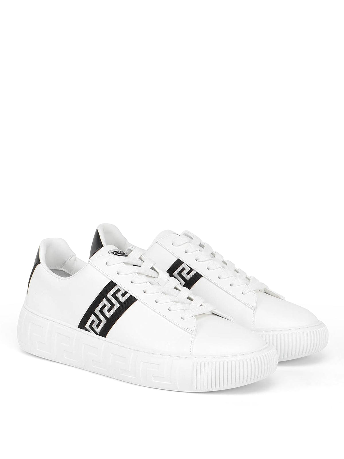 Versace White Greca sneakers