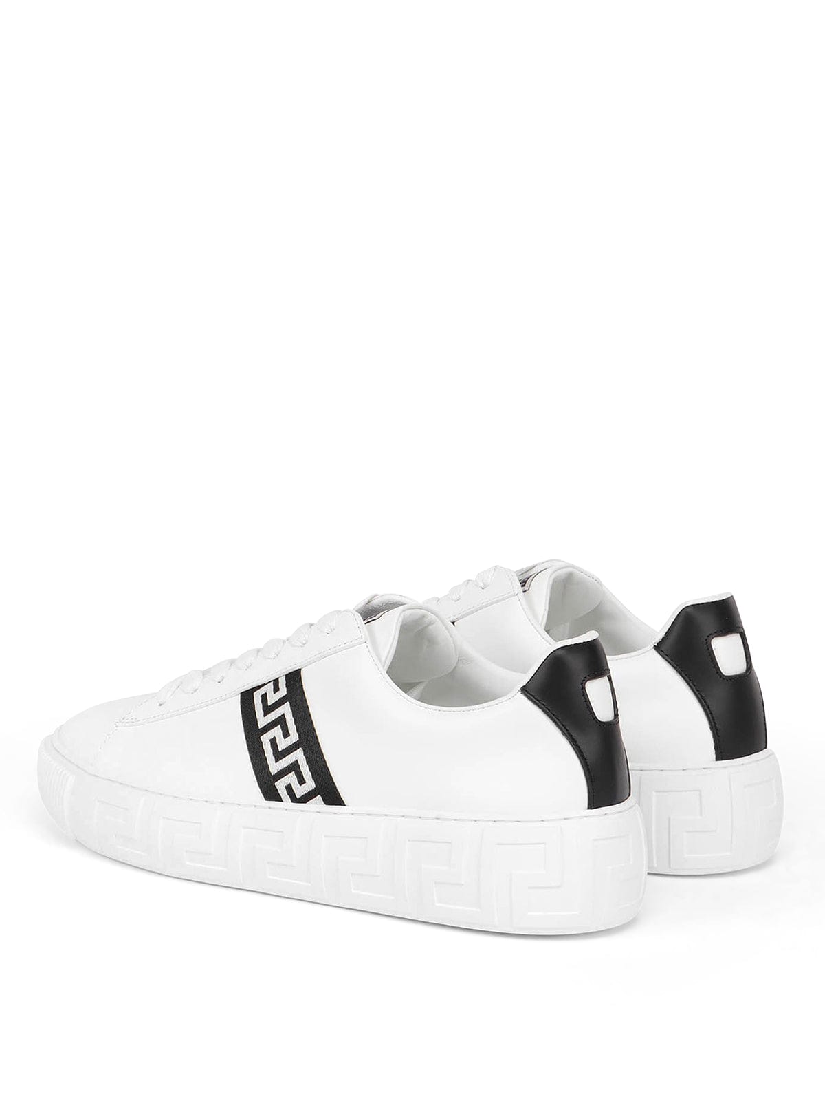 Versace White Greca sneakers