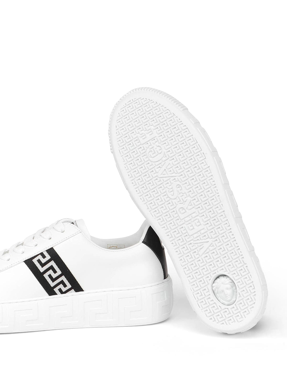 Versace White Greca sneakers
