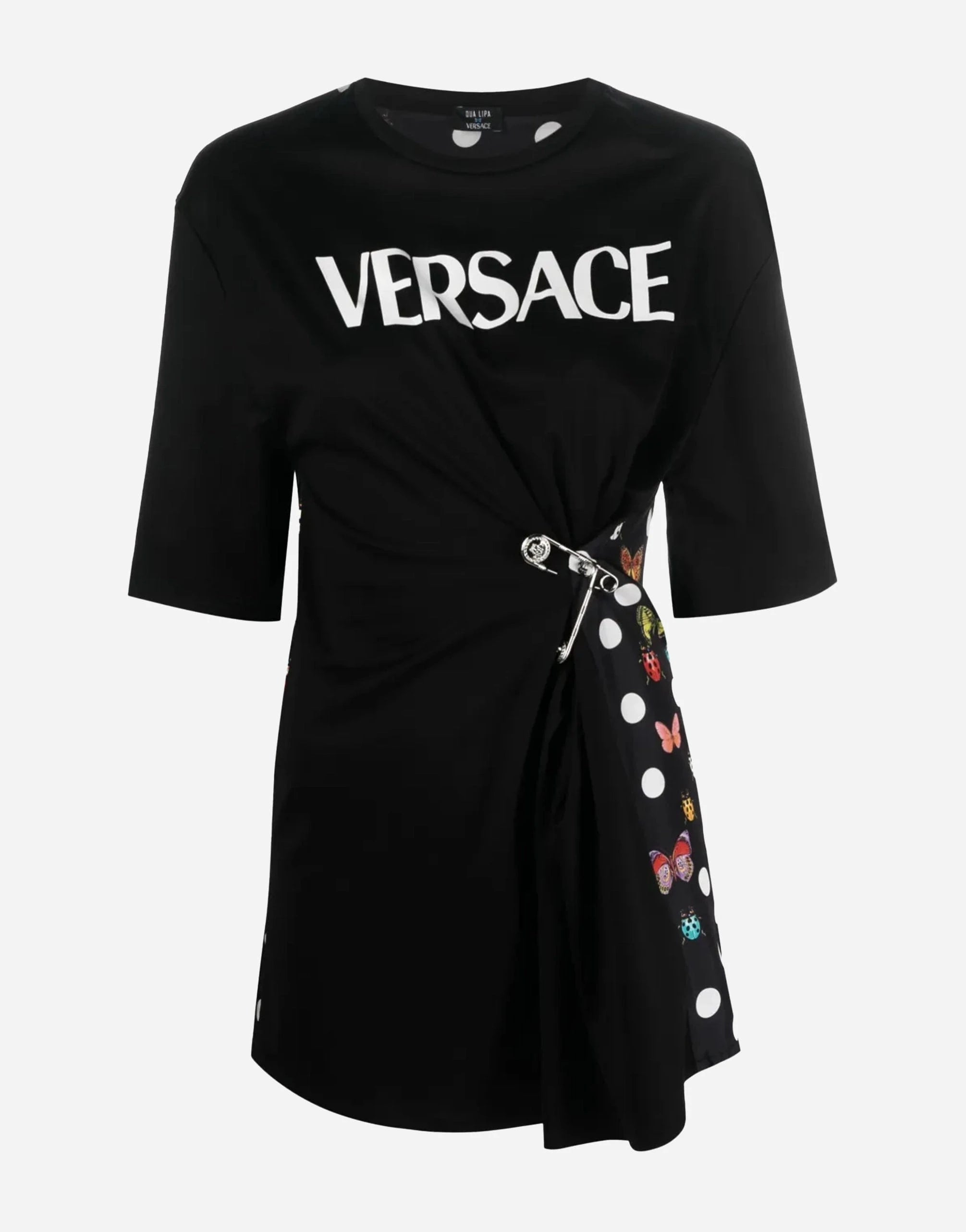 Versace x Dua Lipa Butterfly-Print T-Shirt