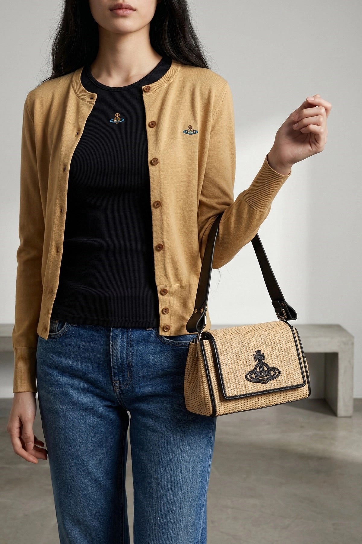 Vivienne Westwood Top met Orb-logo uit de jaren 90 - alternate view