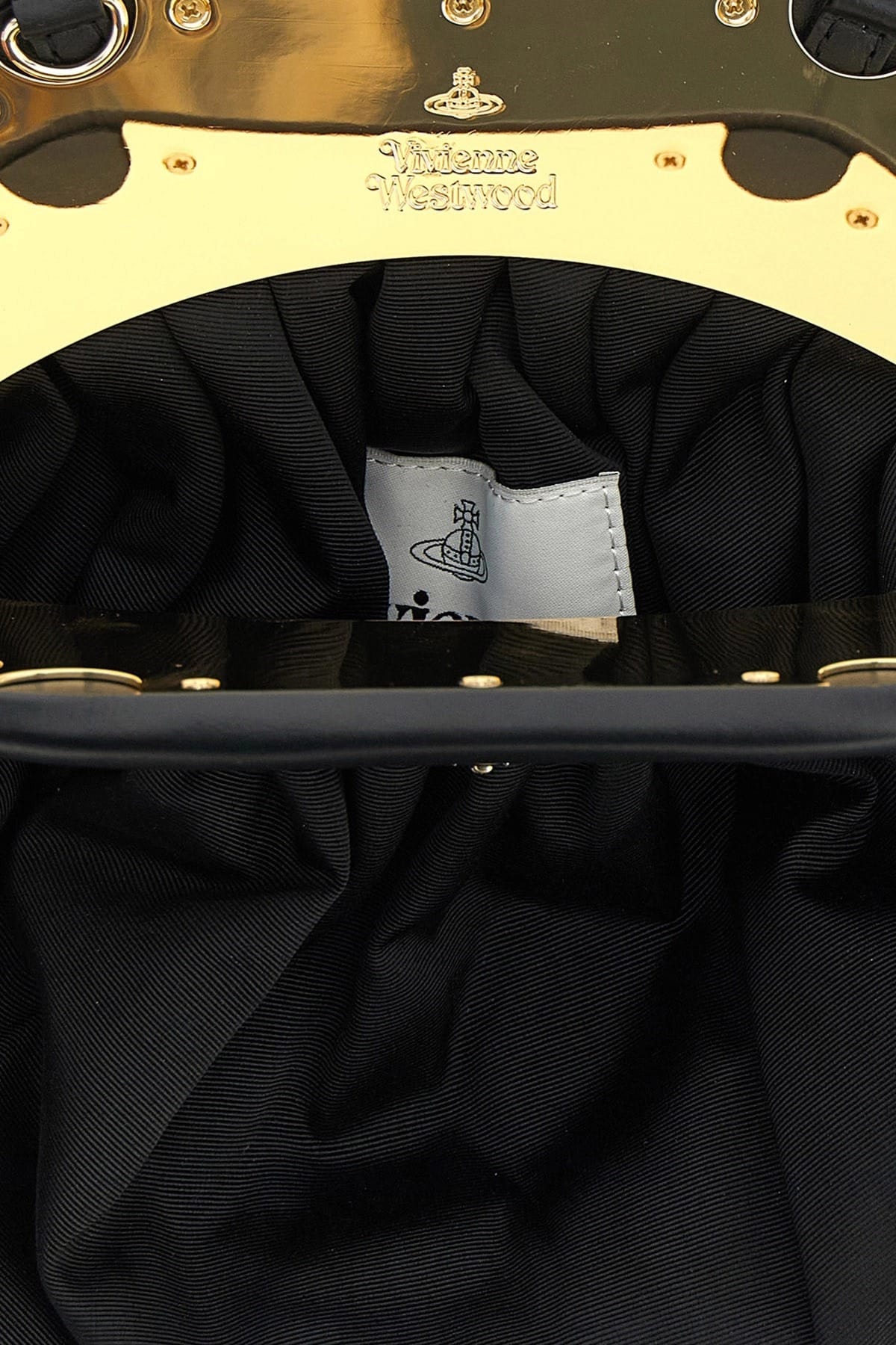 Vivienne Westwood Vivienne Westwood Brooke Crinkled Fabric Clutch