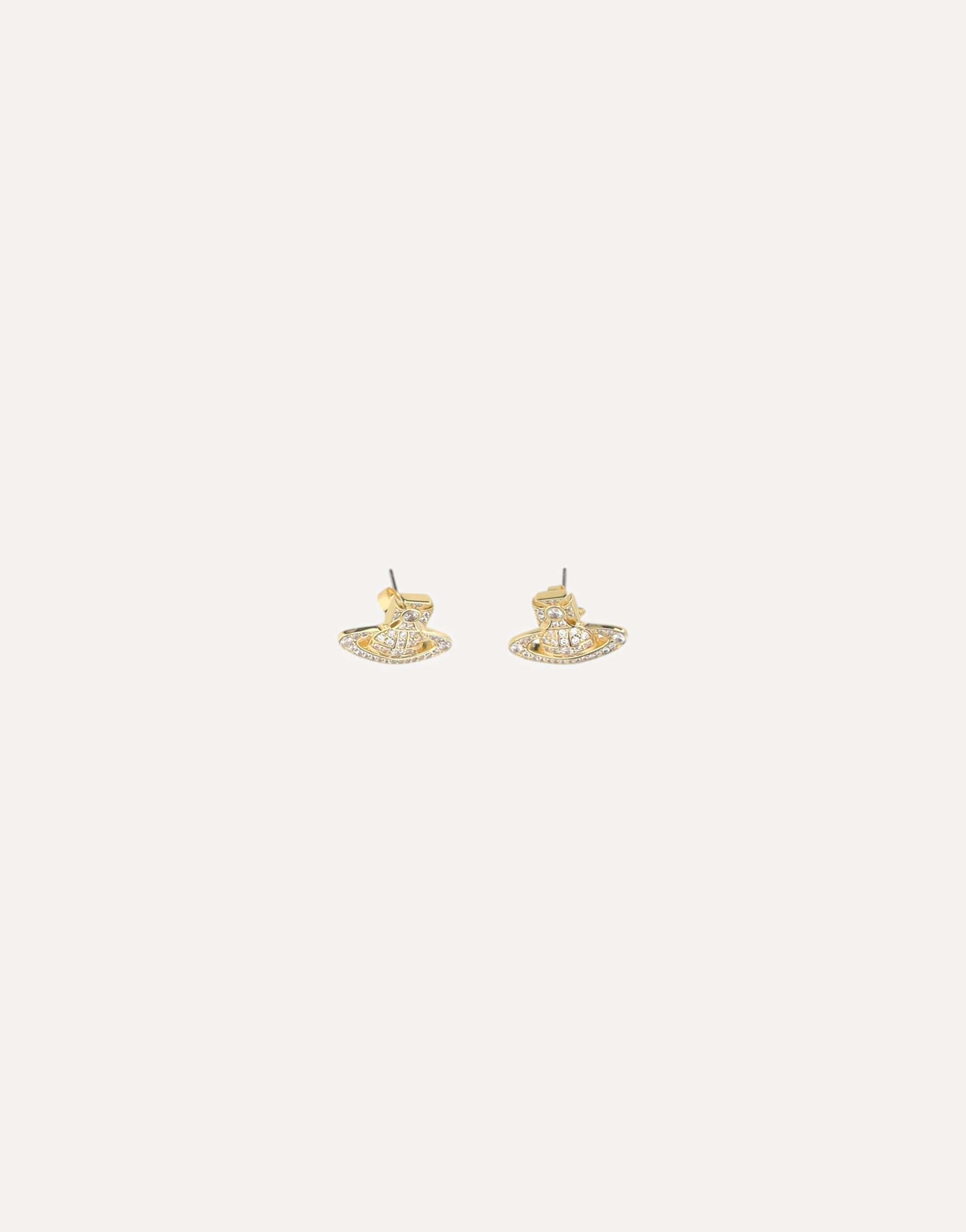 Vivienne Westwood Carmela Earrings Gold-Plated Logo