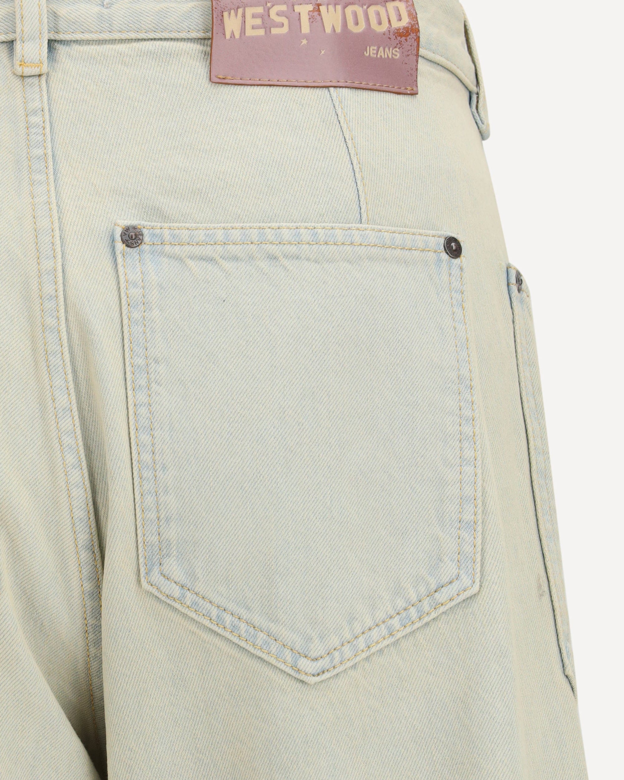 Vivienne Westwood Cotton Jeans With Patch Pockets