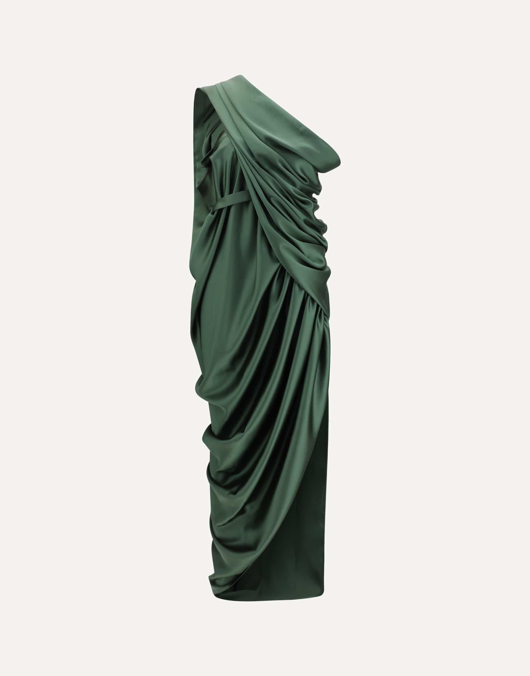 Vivienne Westwood Draped Satin Midi Dress