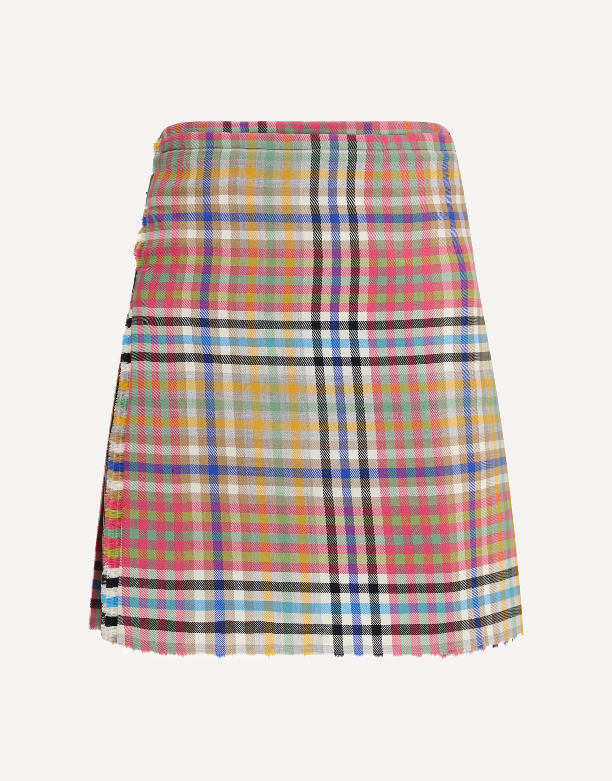 Vivienne Westwood Vivienne Westwood Heather Check Mini Kilt Skirt