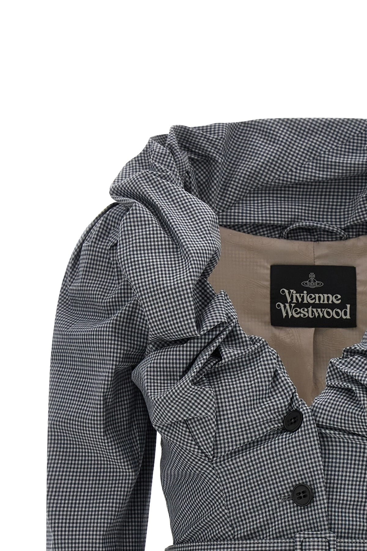 Vivienne Westwood Vivienne Westwood Kendall Check Cotton Blazer
