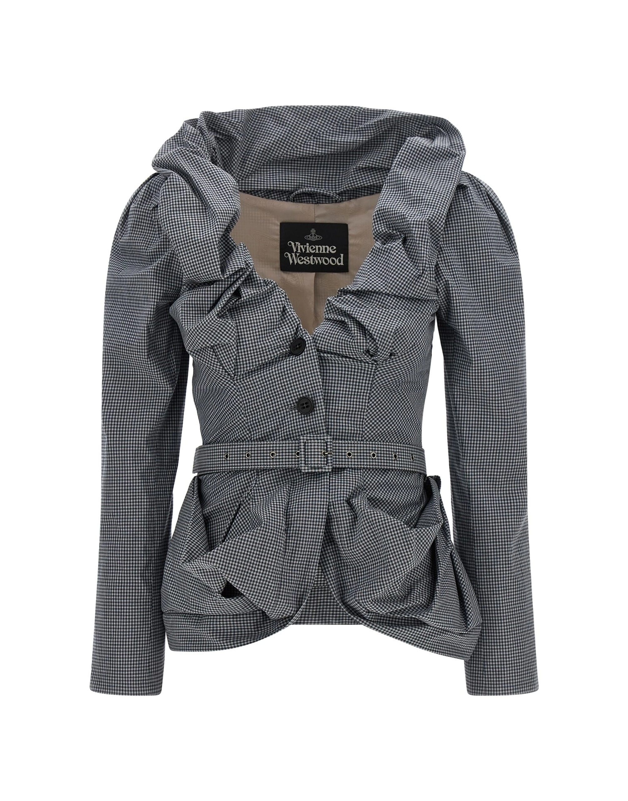 Vivienne Westwood Vivienne Westwood Kendall Check Cotton Blazer