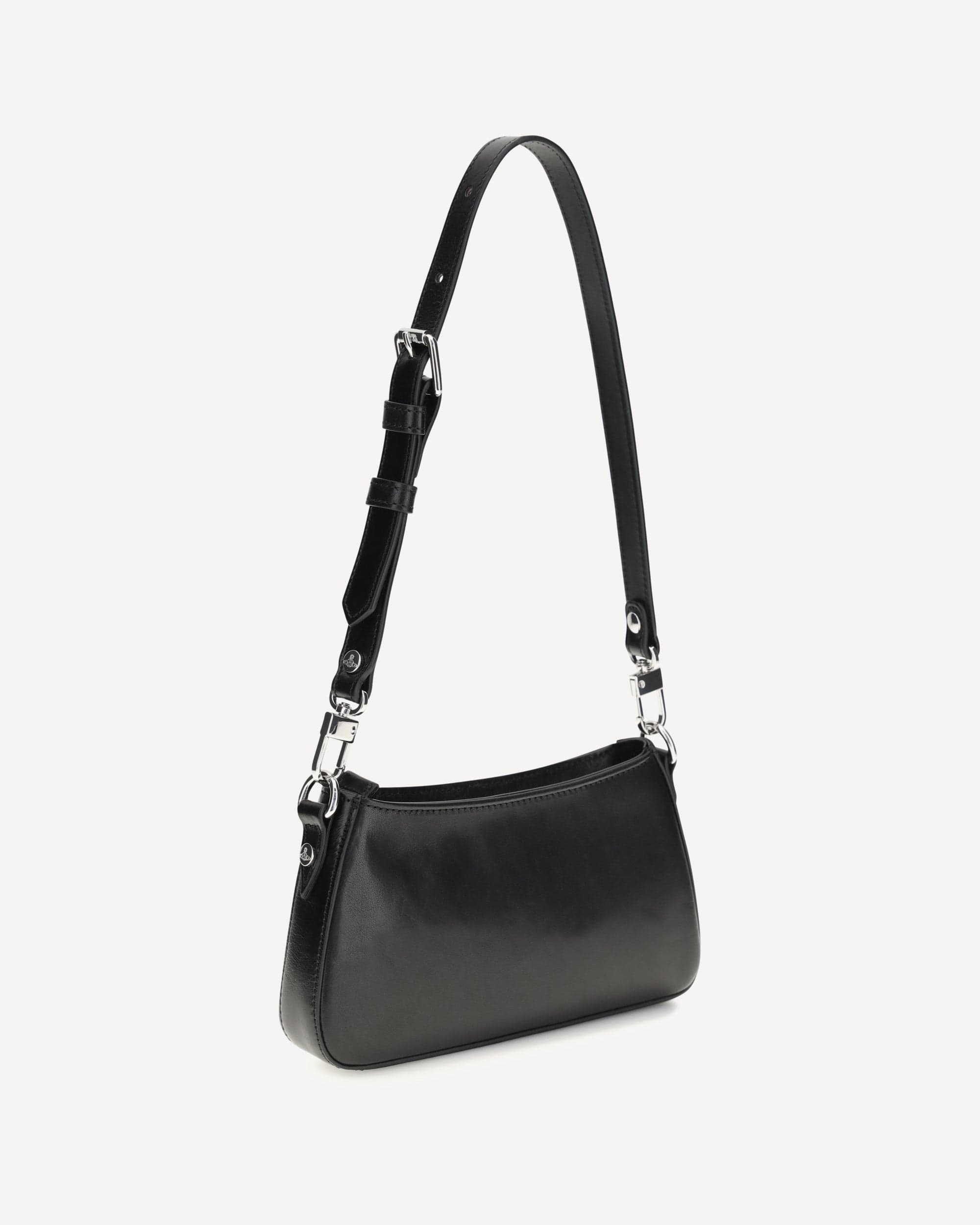 Vivienne Westwood Tasha Shoulder Bag In Hammered Leather