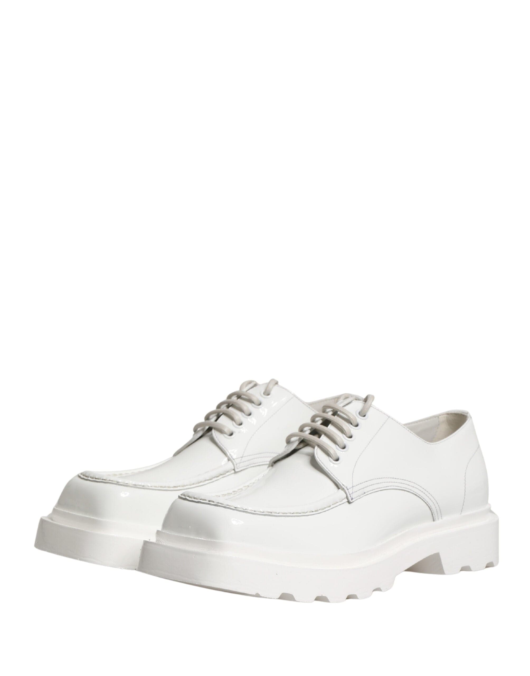 Dolce & Gabbana White Trekking Derby Shoes - alternate view