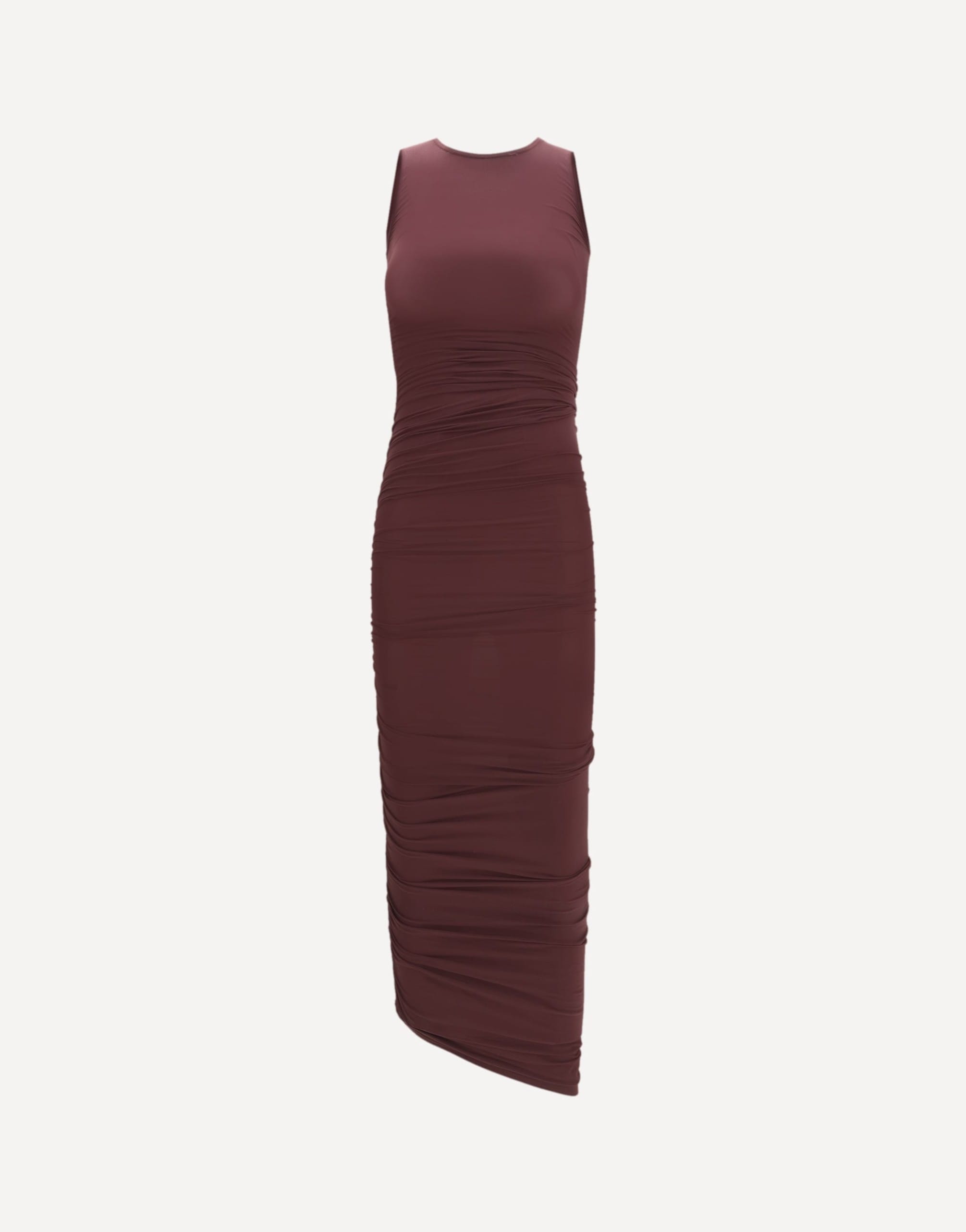 Wolford Asymmetric Semi-Sheer Midi Dress