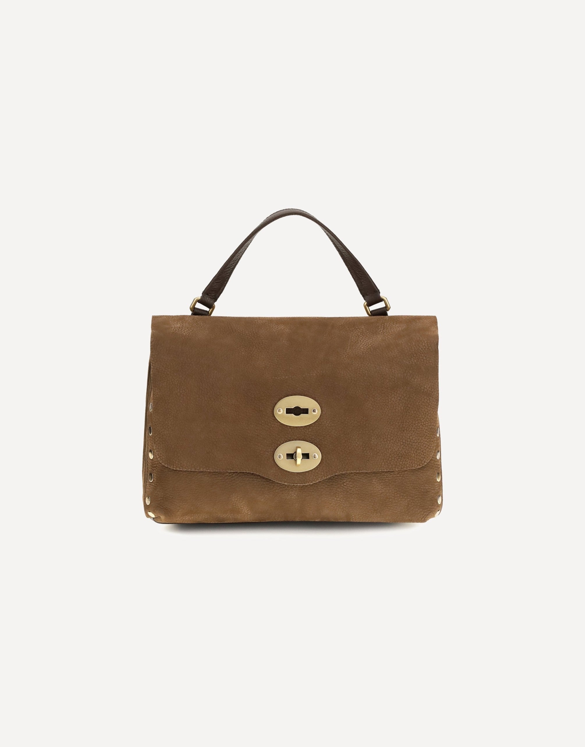 Zanellato Postina Jones Suede Top Handle Bag