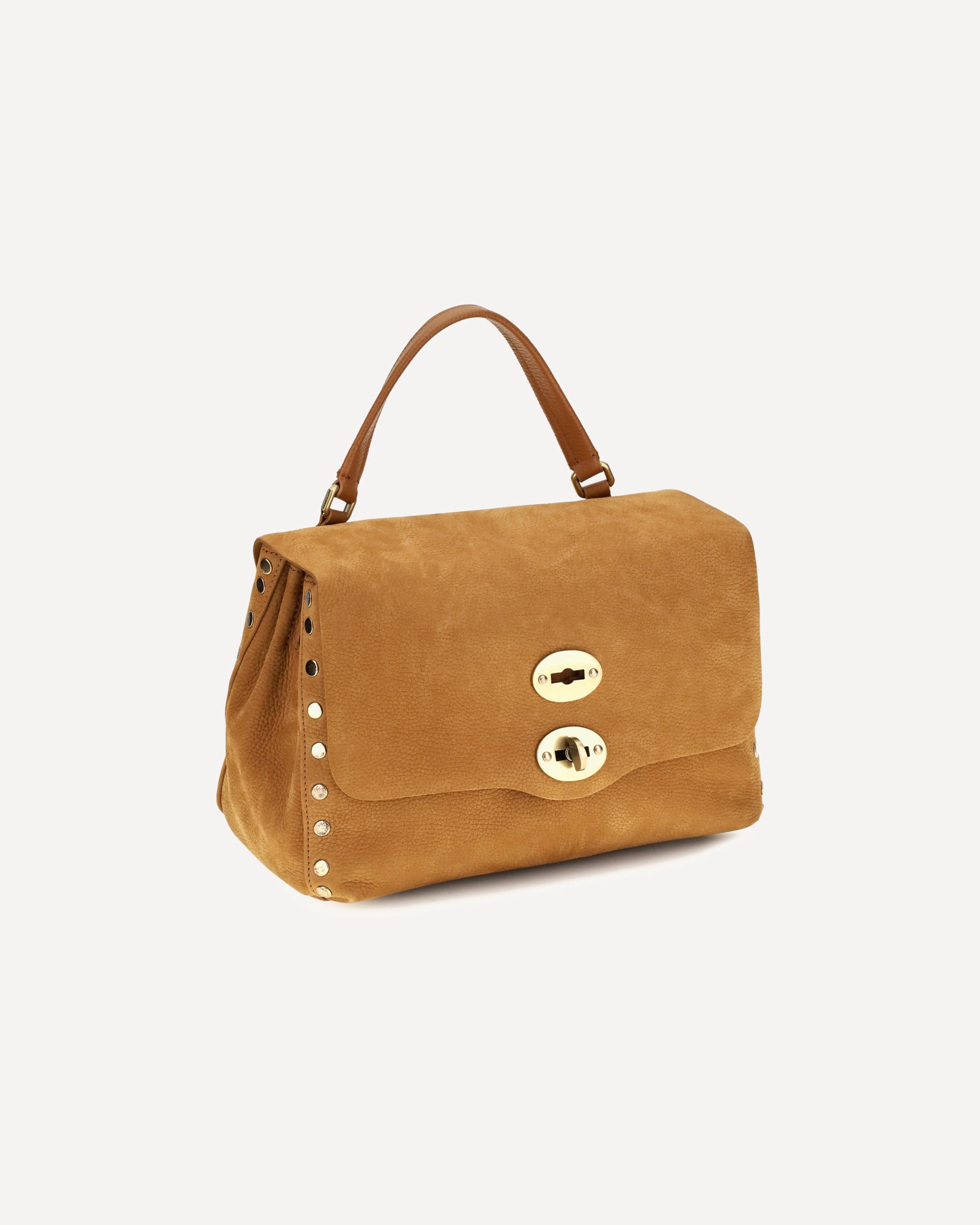 Zanellato Postina Jones Suede Top Handle Bag