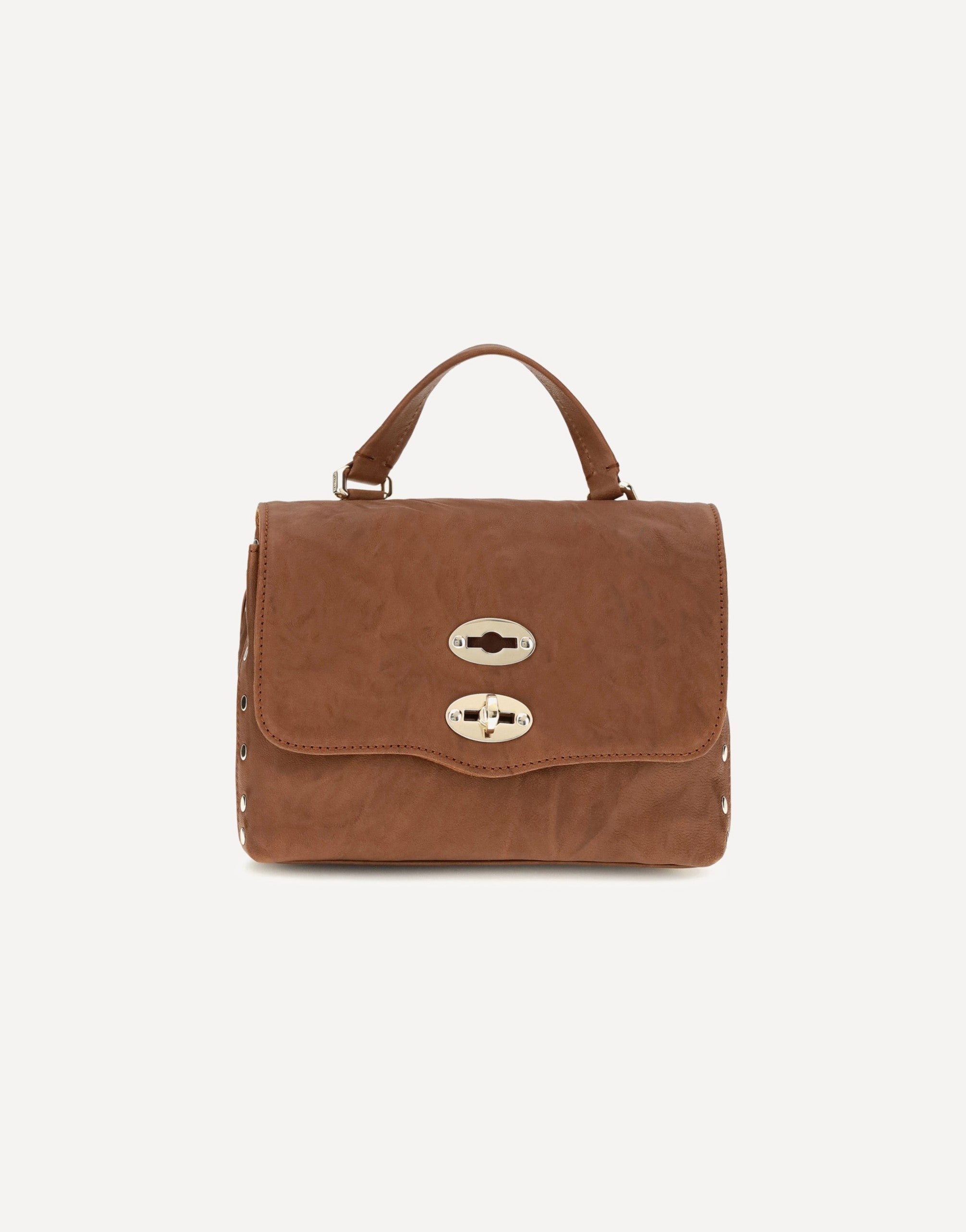 Zanellato Postina Officina Suede Top Handle Bag