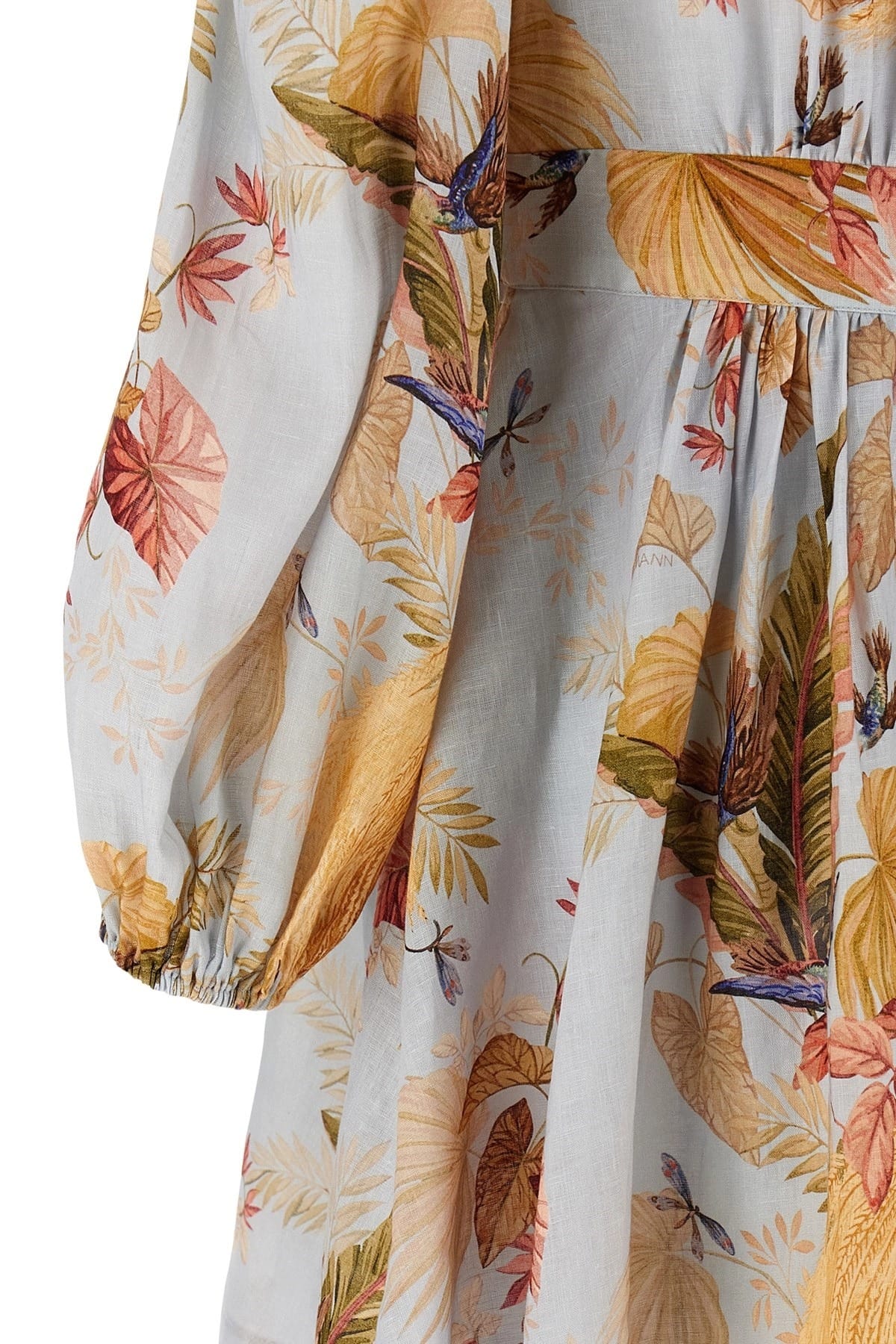 Zimmermann Zimmermann Acension Plunge Linen Mini Dress