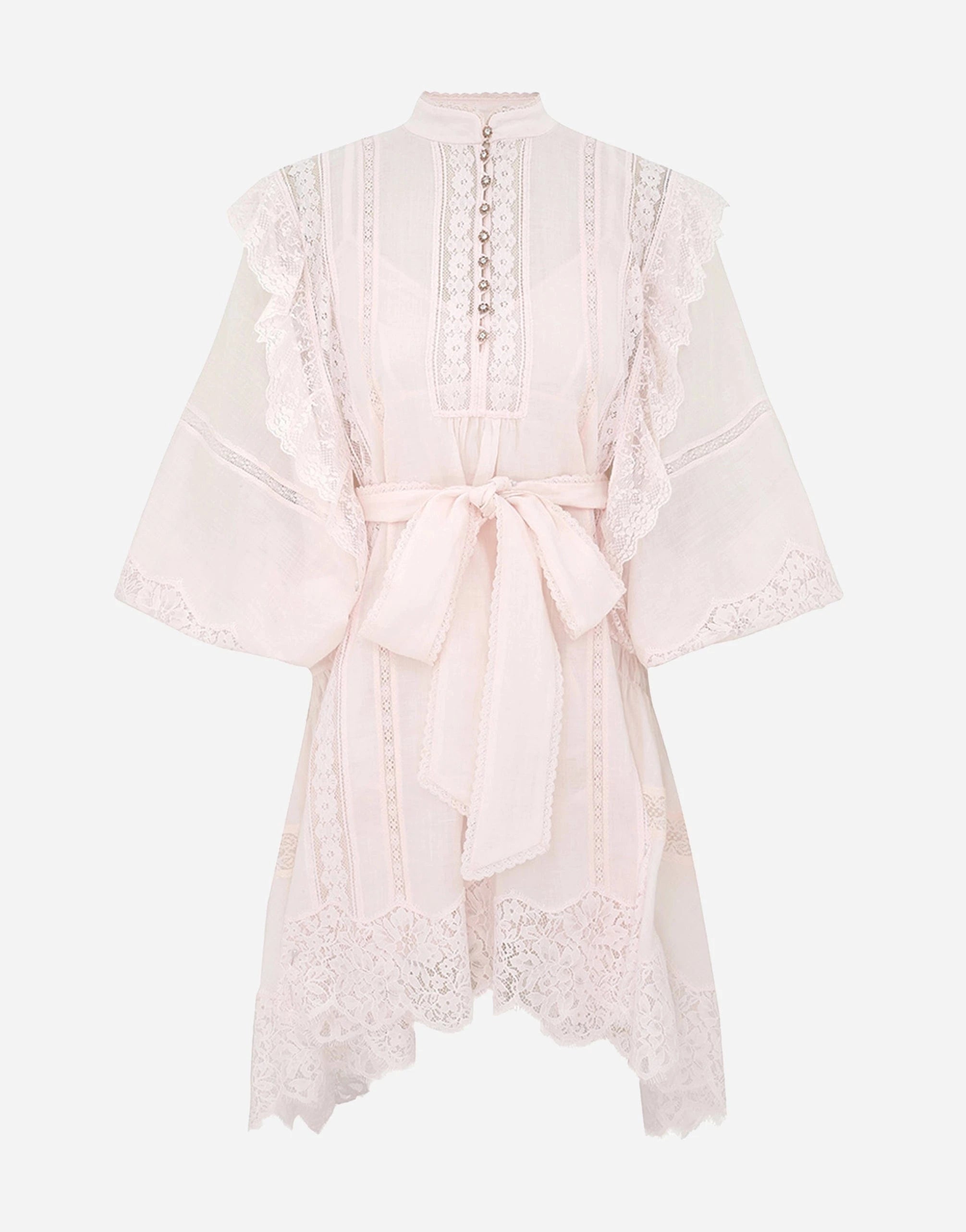 Zimmermann Crush Lace Billow Mini Dress