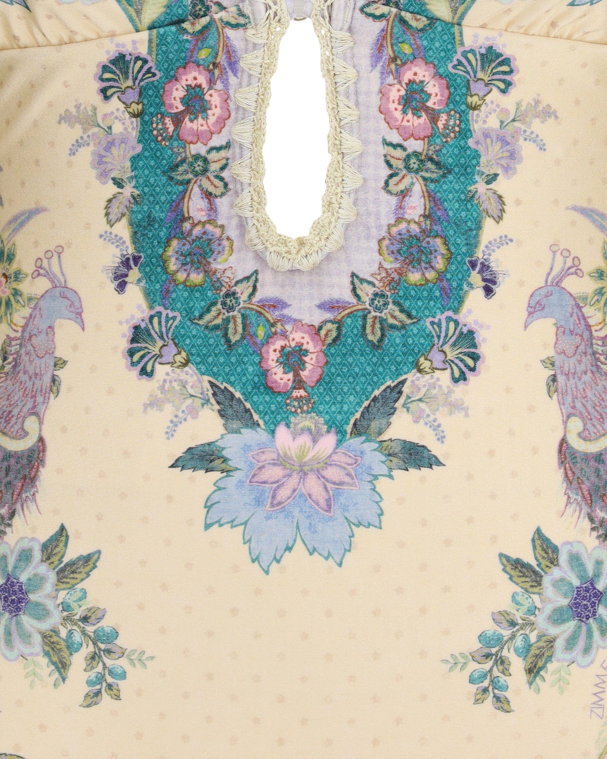 Zimmermann Zimmermann Indra Crochet Detail One-Piece Swimsuit