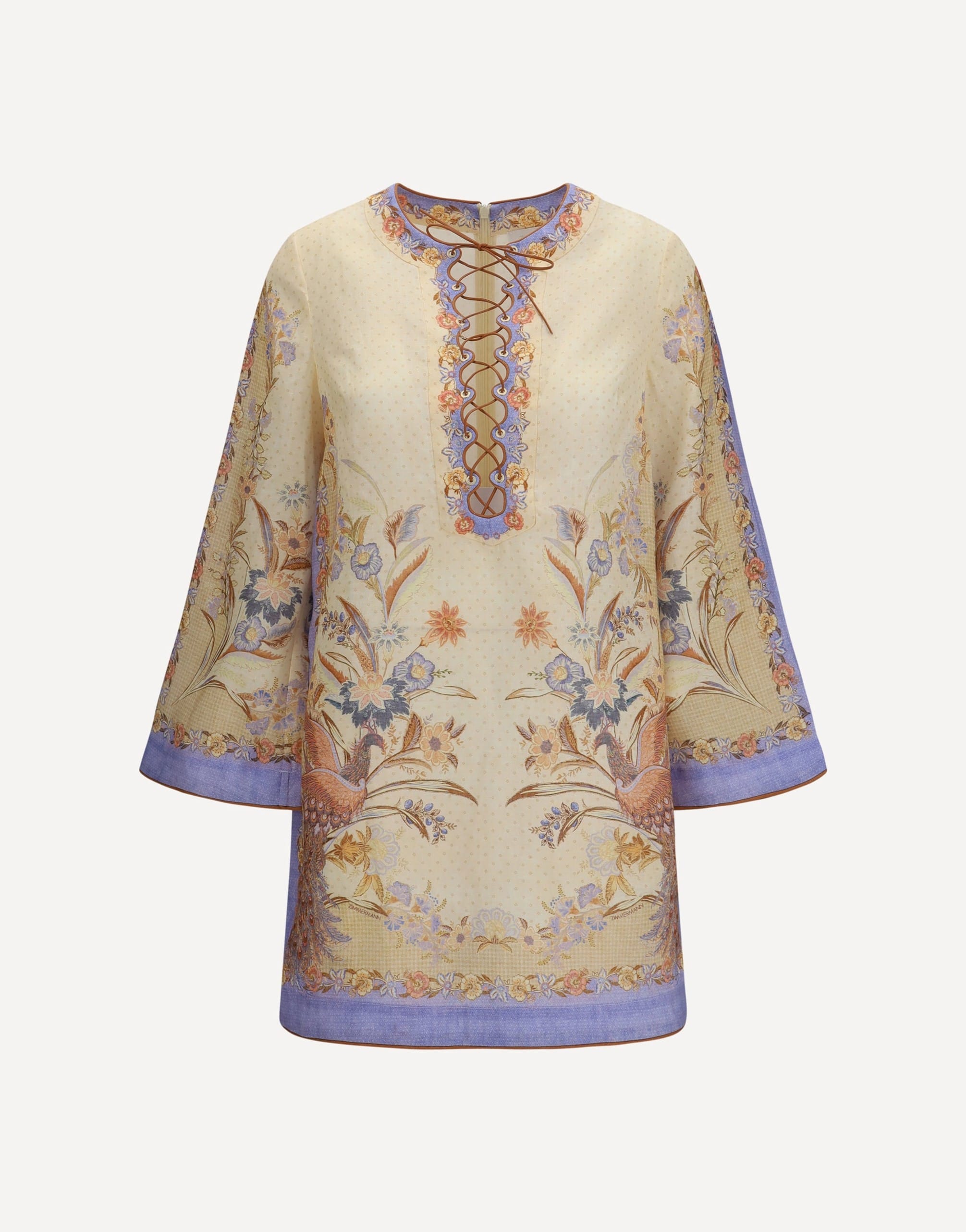 Zimmermann Zimmermann Indra Floral Tunic Mini Dress