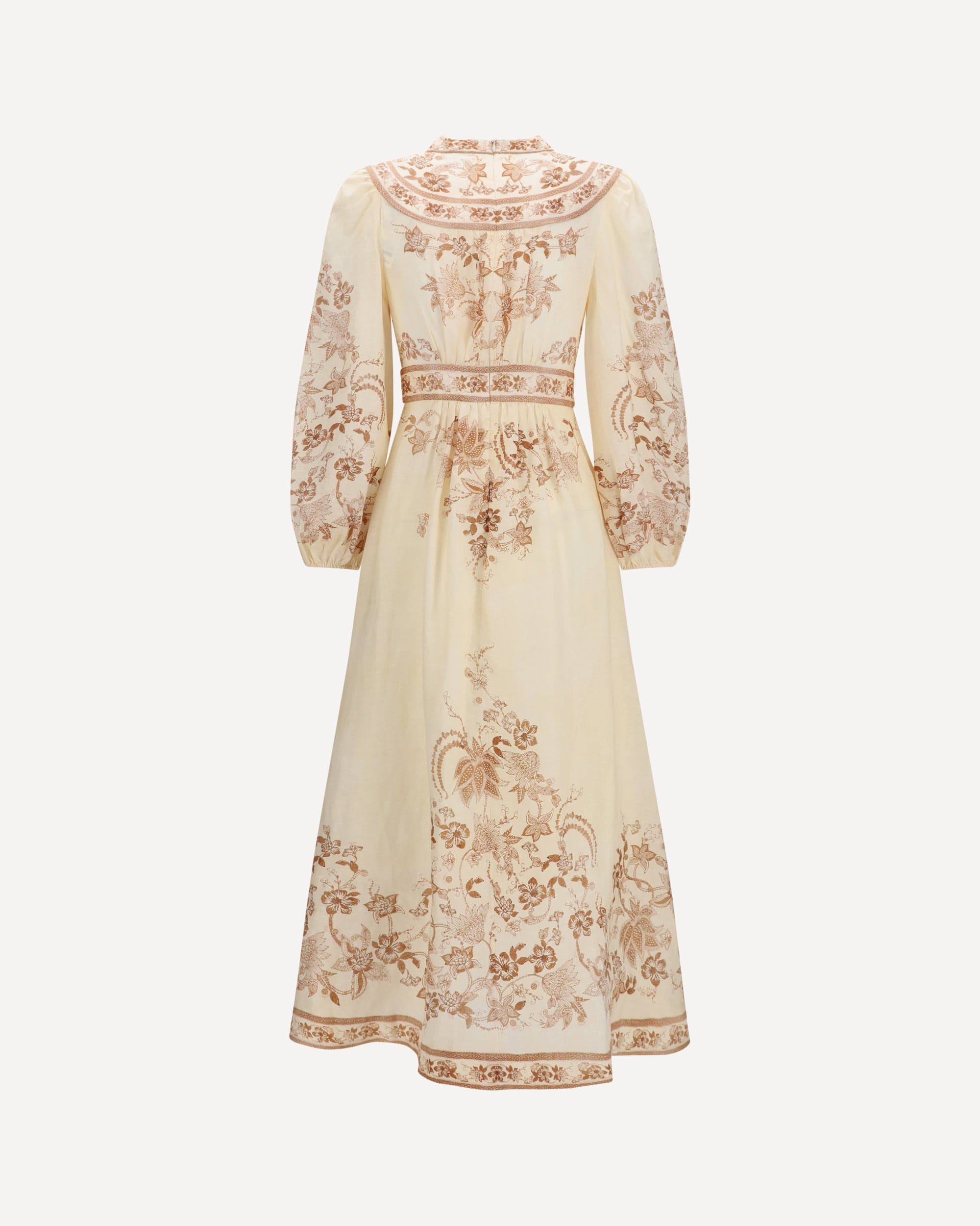 Zimmermann Zimmermann Indra Plunge Floral Midi Dress