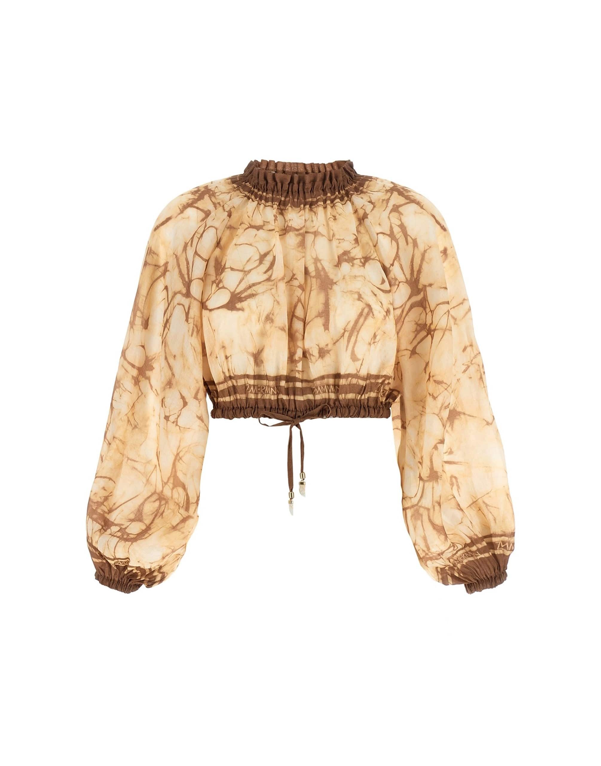 Zimmermann Zimmermann Indra Tie Dye Crop Top