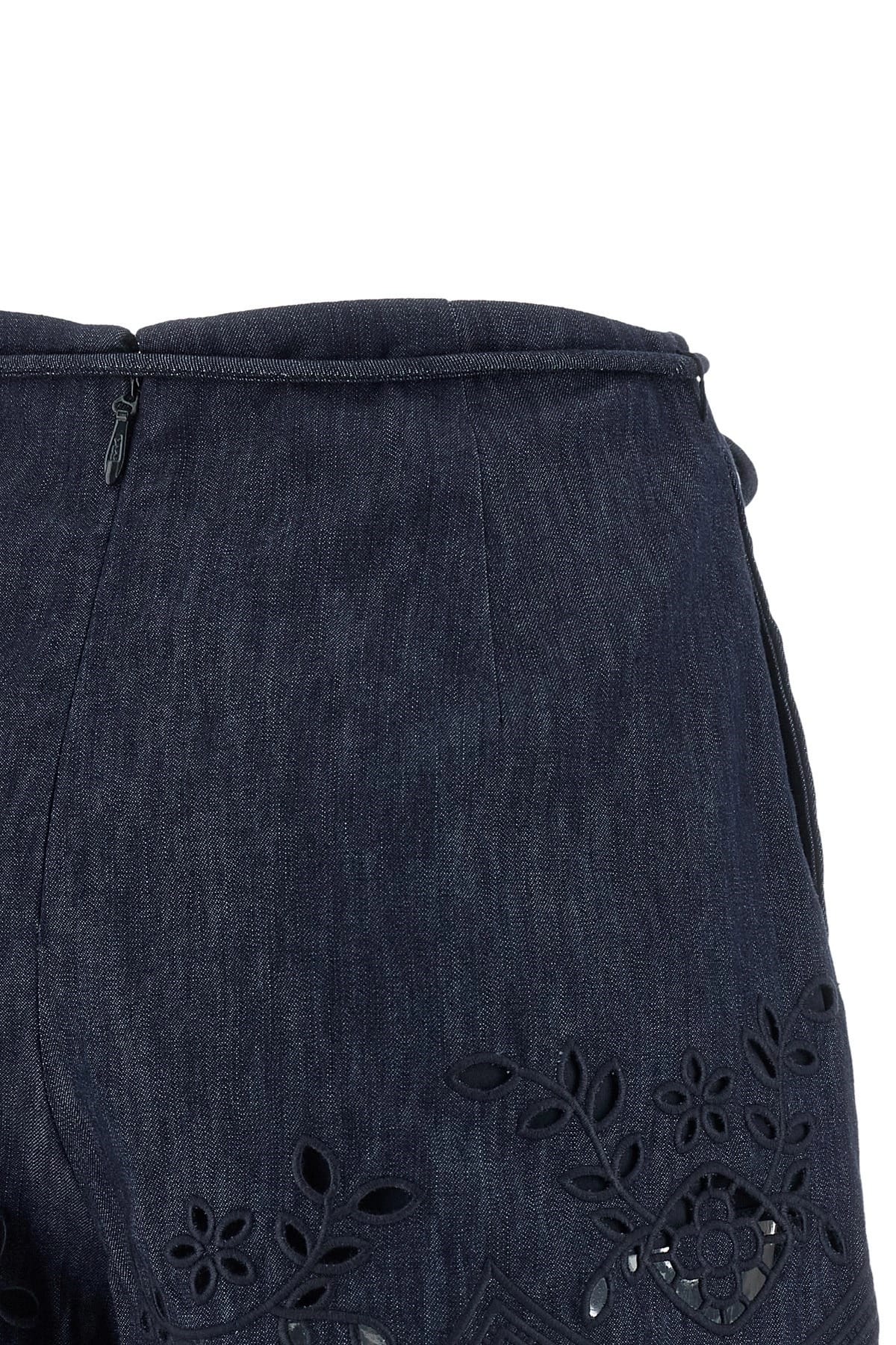 Zimmermann Zimmermann Mahon Cotton Denim Shorts