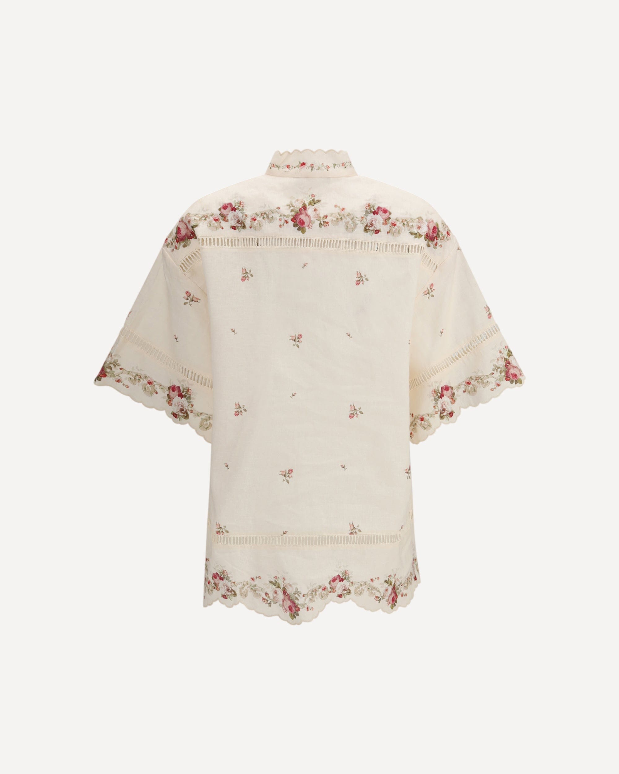 Zimmermann Patience Floral Linen Shirt - alternate view