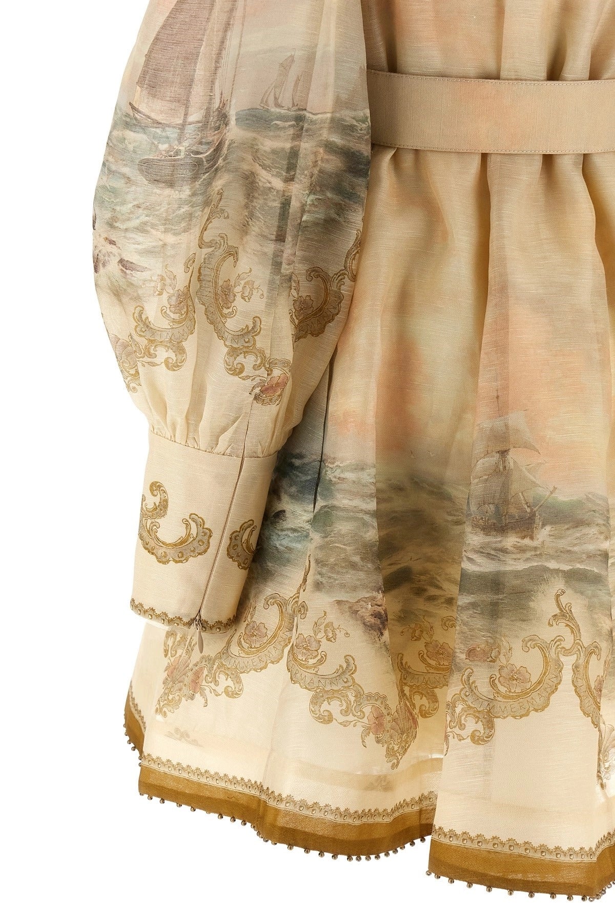Vestido mini Rebellion Marine de Zimmermann