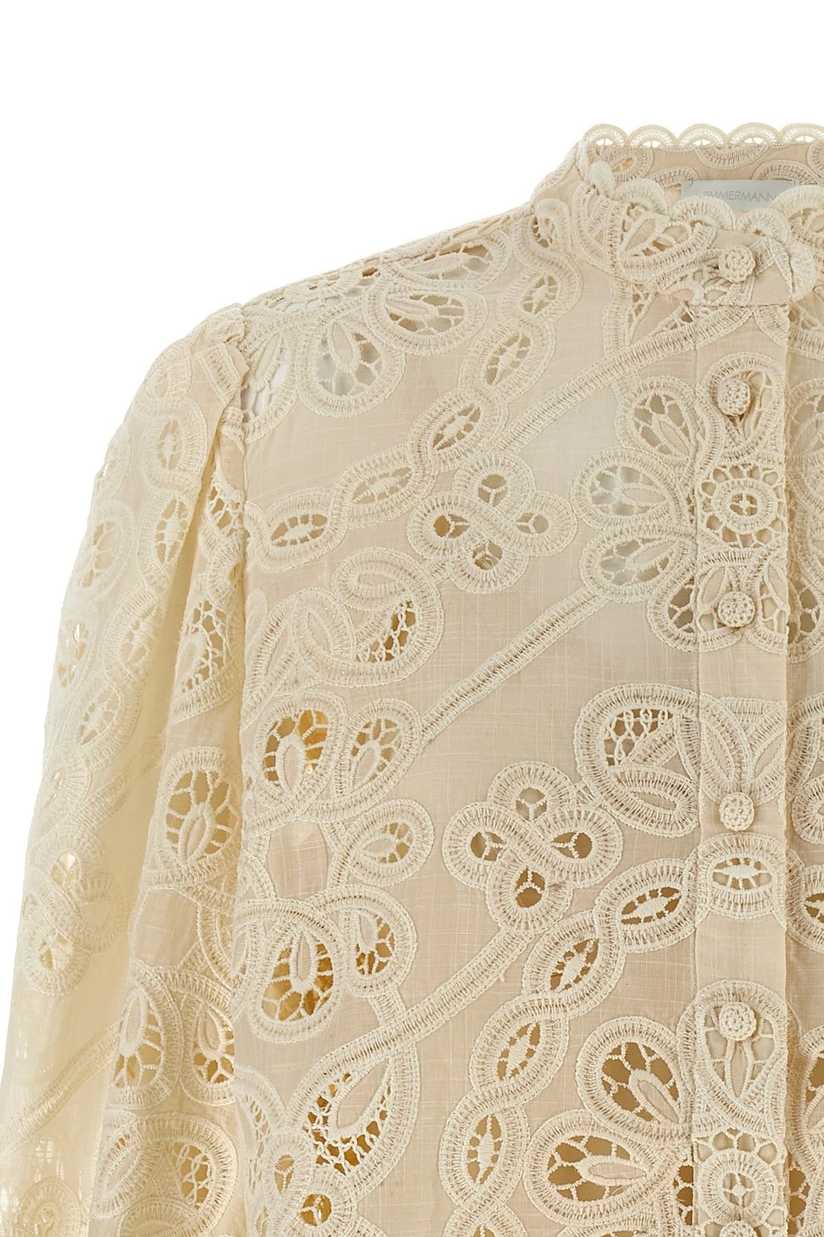 Zimmermann Zimmermann Rhiannon Embroidered Blouse