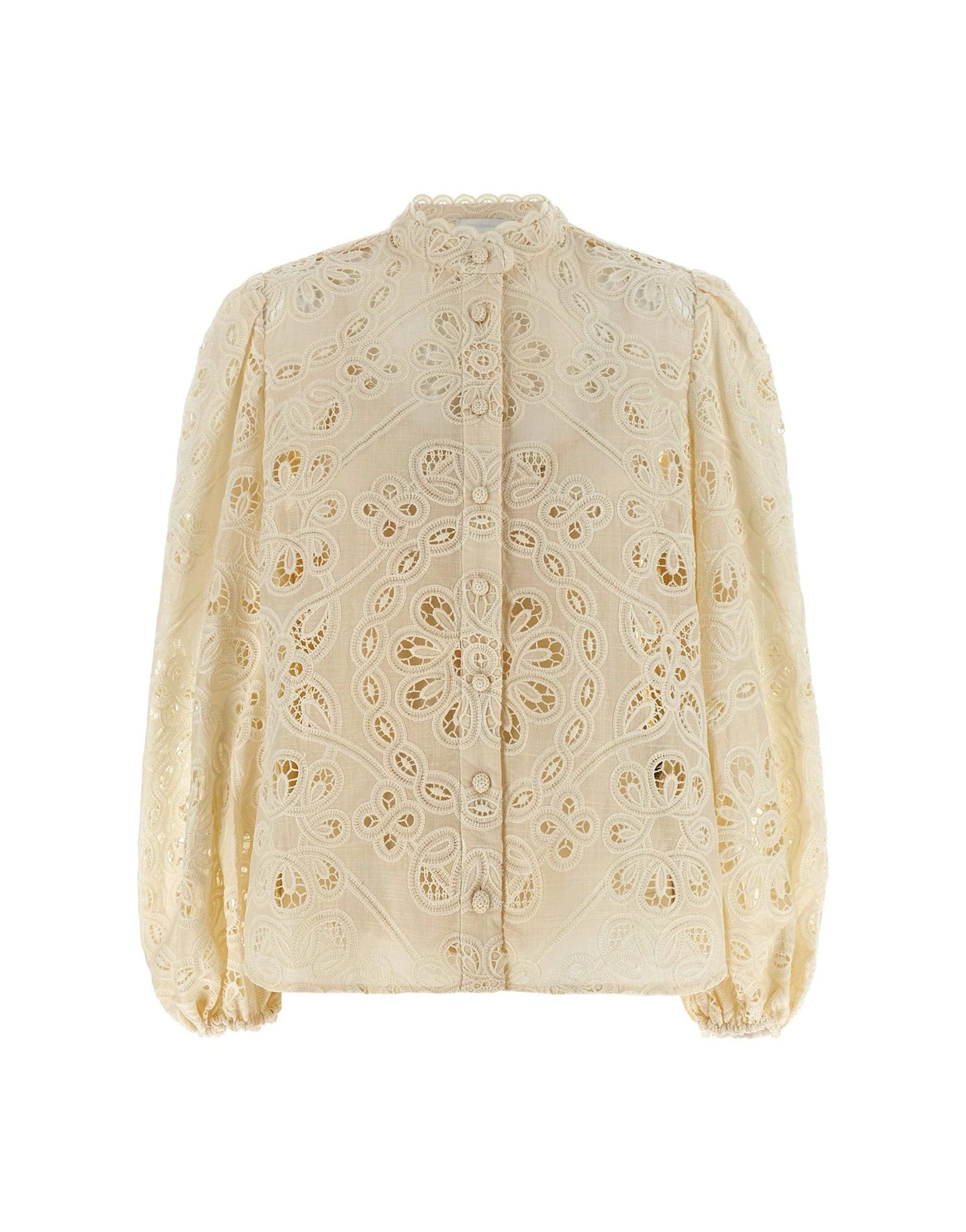 Zimmermann Zimmermann Rhiannon Embroidered Blouse