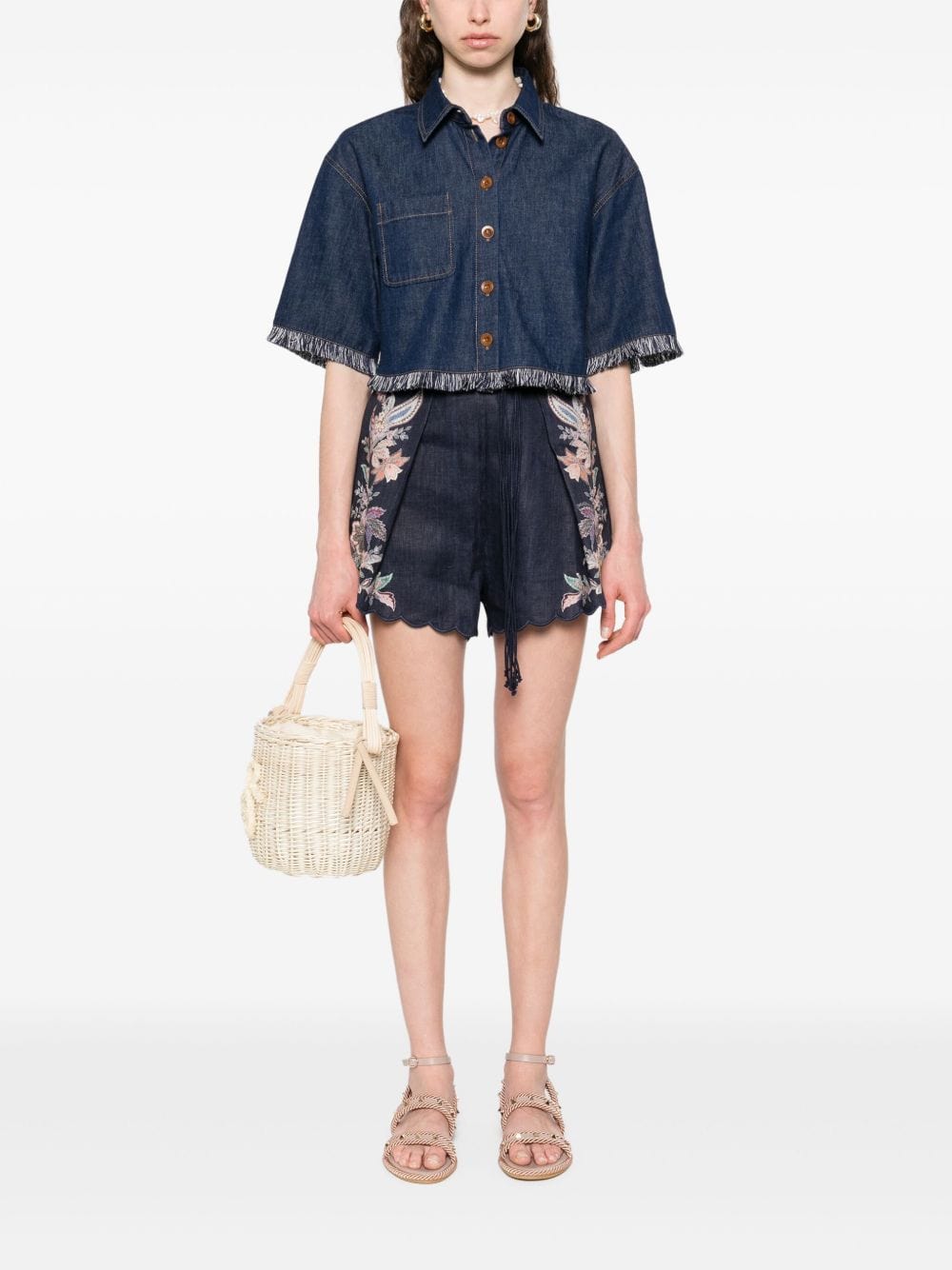 Zimmermann Rhiannon Tuck Shorts
