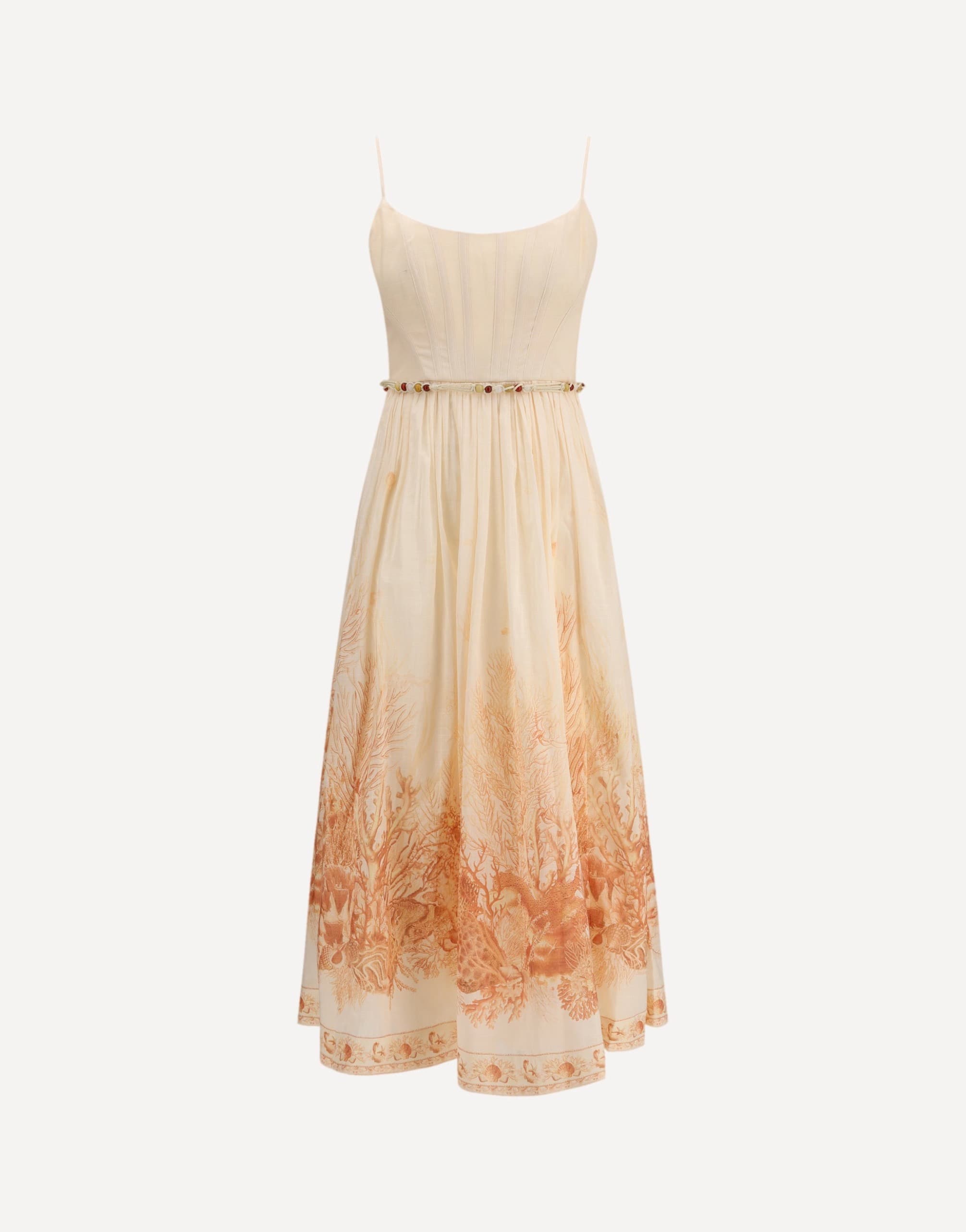 Zimmermann Wanderlust Corset Midi Dress