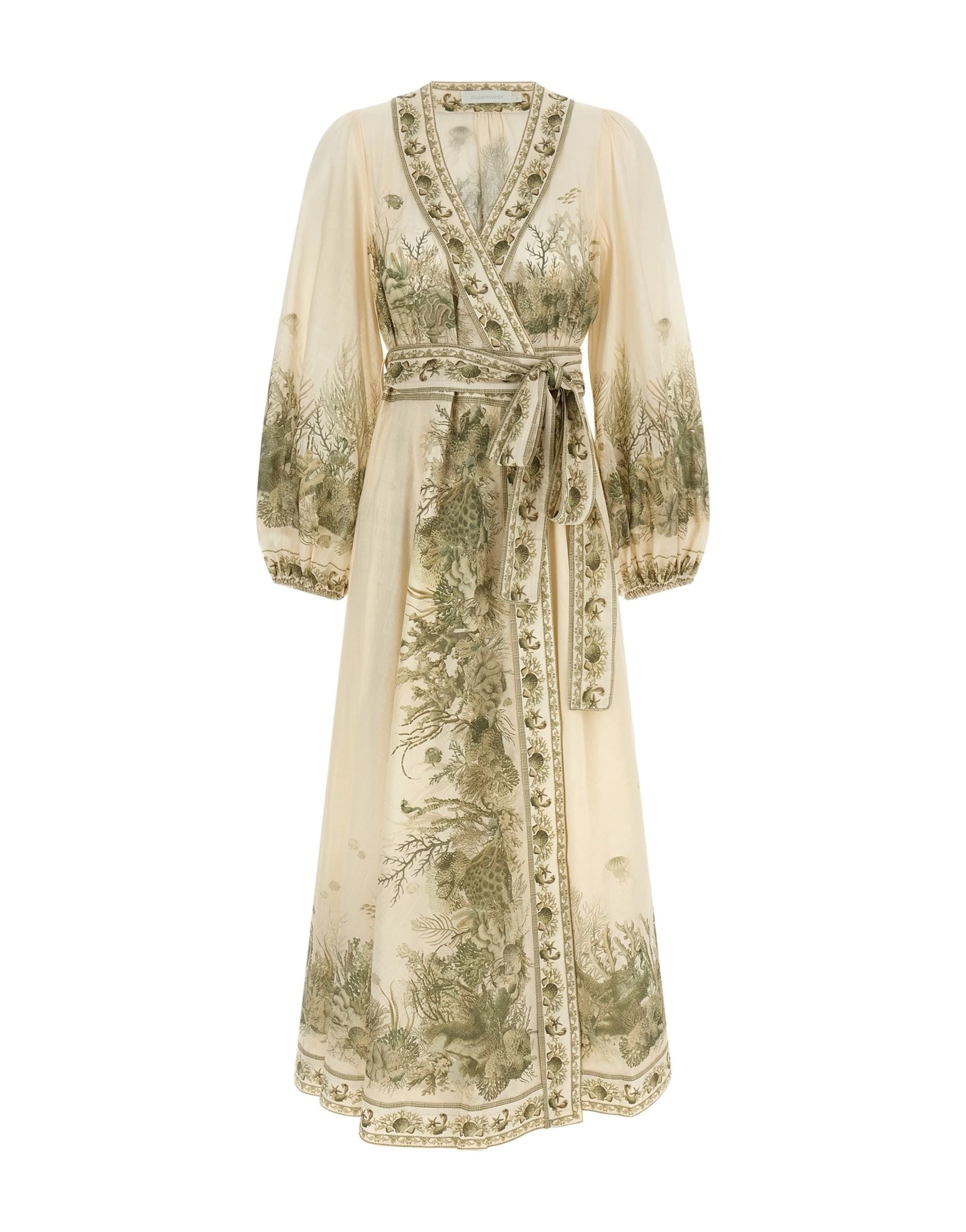 Zimmermann Wanderlust Wrap Midi Dress