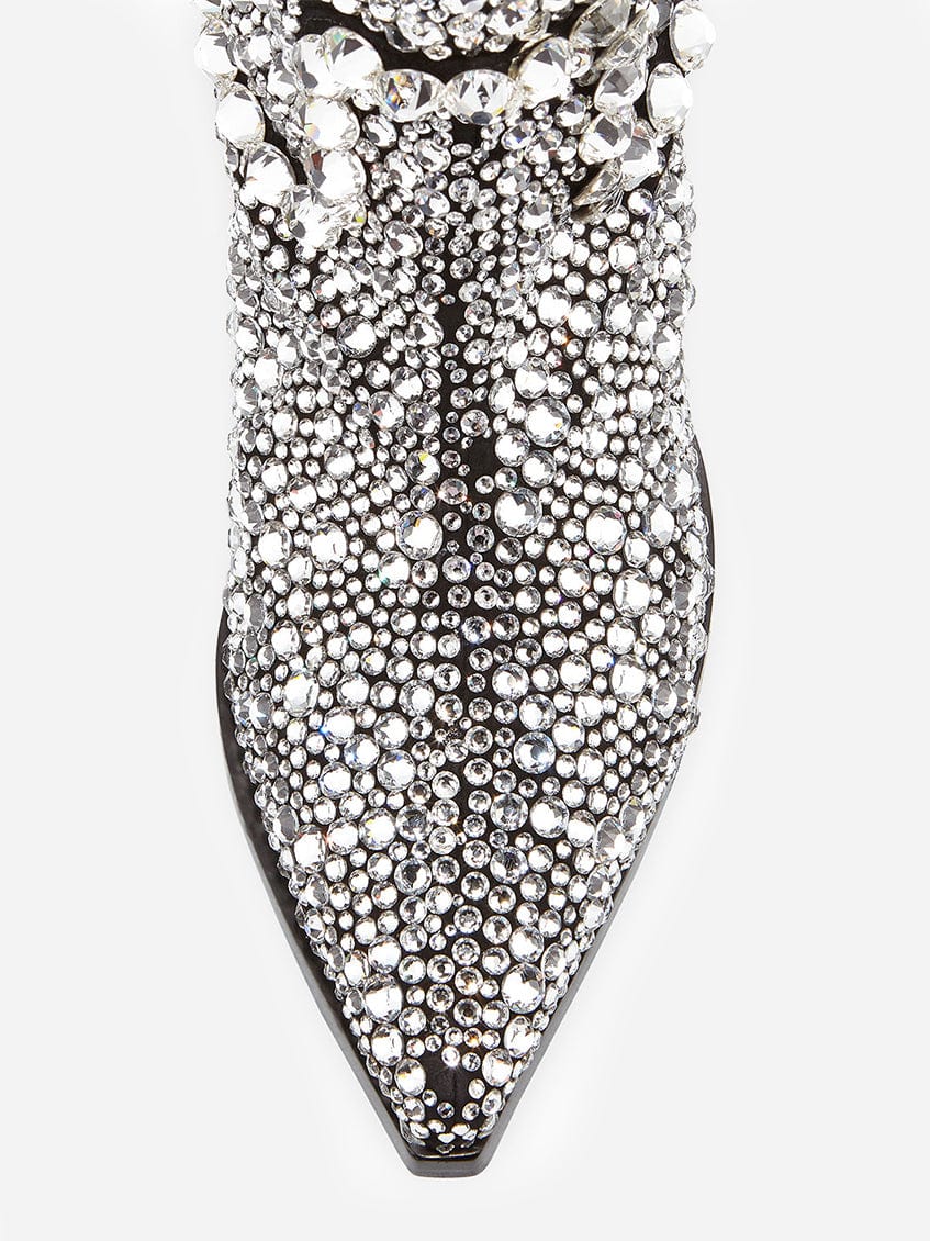 Dolce & Gabbana 30mm Crystal Western Boots