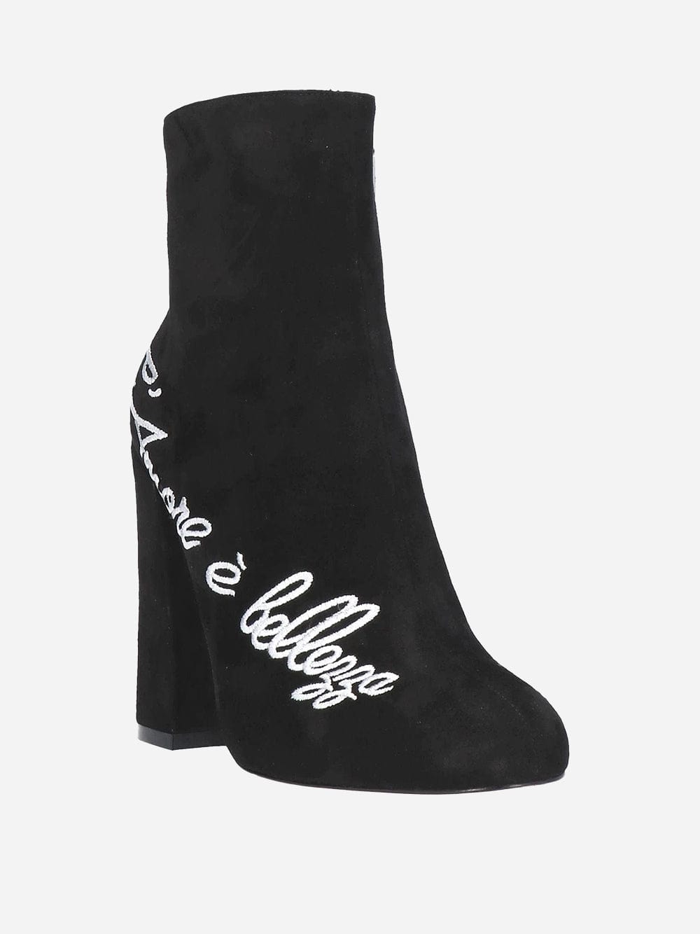 Dolce & Gabbana Amore Suede Ankle Boots