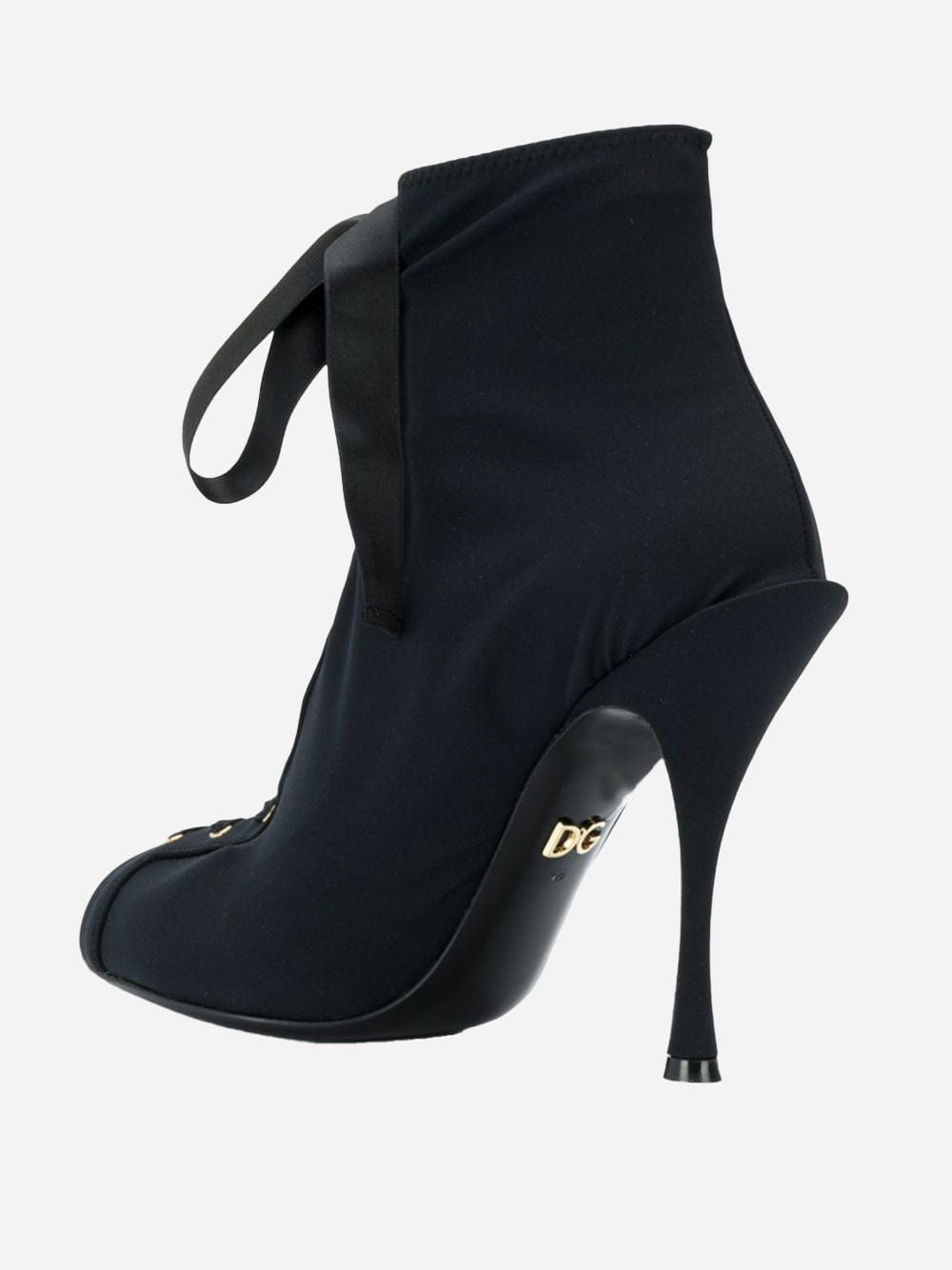 Dolce & Gabbana Bette Open Toe Booties