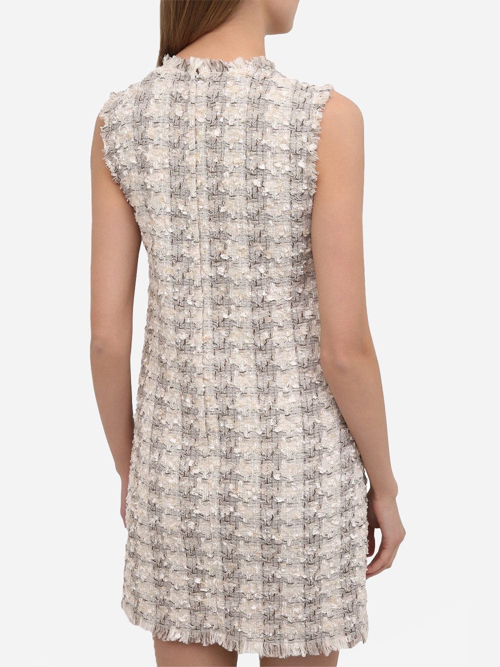 Dolce & Gabbana Checked Tweed Mini Dress