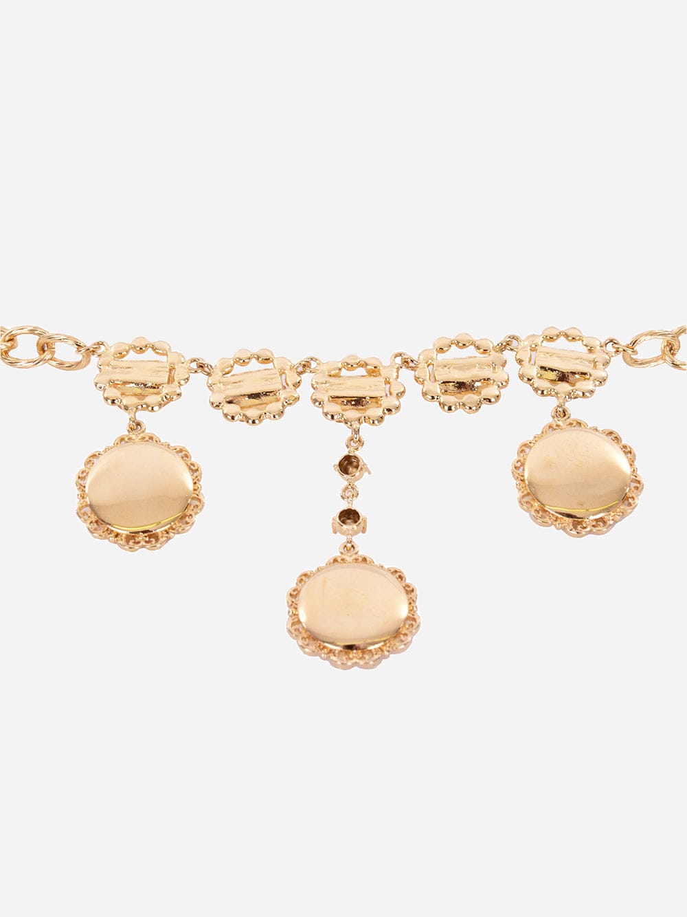 Dolce & Gabbana Clock Pendant Necklace