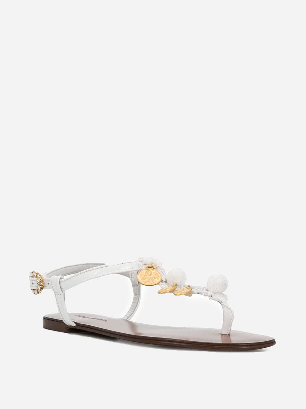 Dolce & Gabbana Coin Embellished Sandals